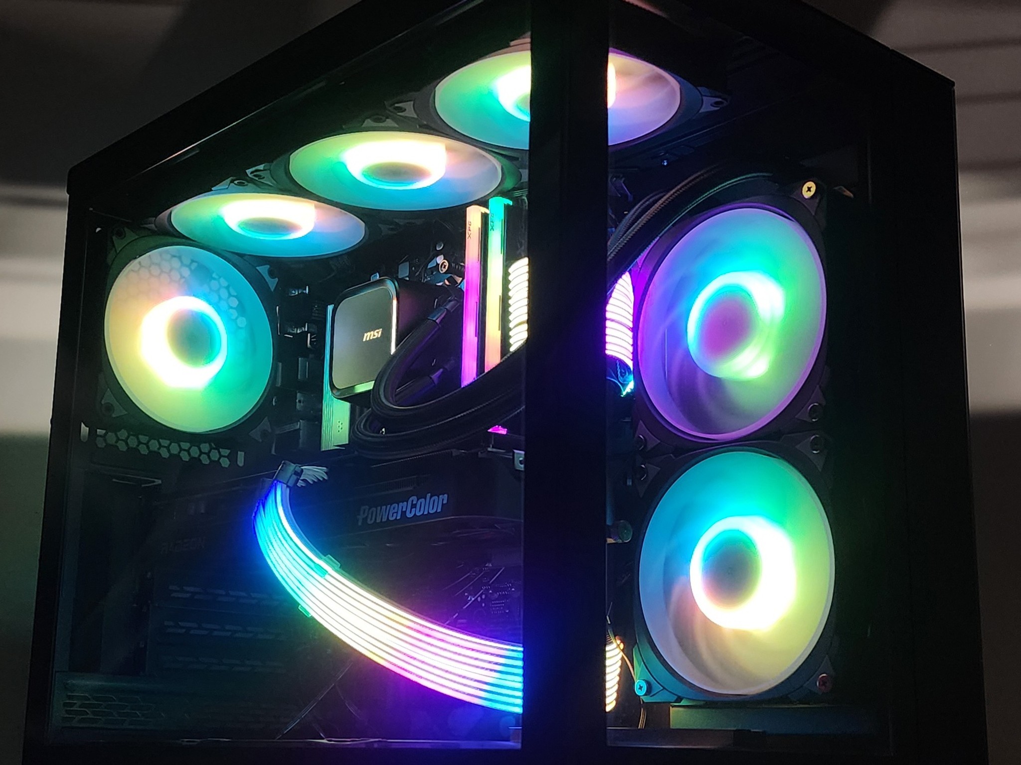 Gaming PC Ryzen 5 7600X3D 32GB RAM 1TB SSD RX 9070 XT 16GB Windows 11 Computer