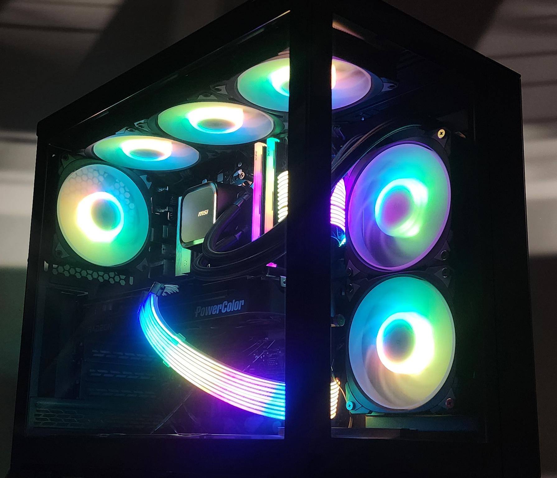 Gaming PC Ryzen 5 7600X3D 32GB RAM 1TB SSD RX 9070 XT 16GB Windows 11 Computer