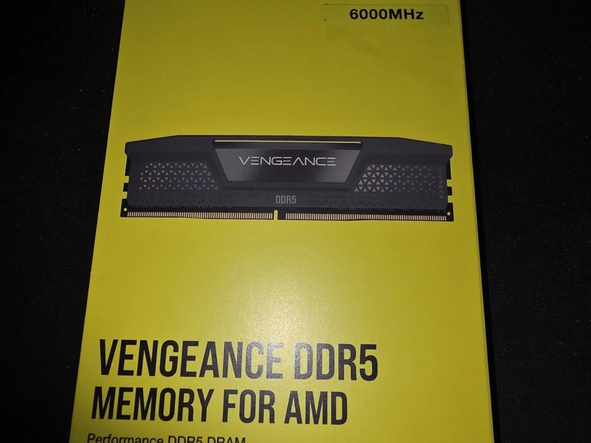 Corsair Vengeance RGB 96GB DDR5-6000 (2x48GB) CL 36 XMP EXPO
