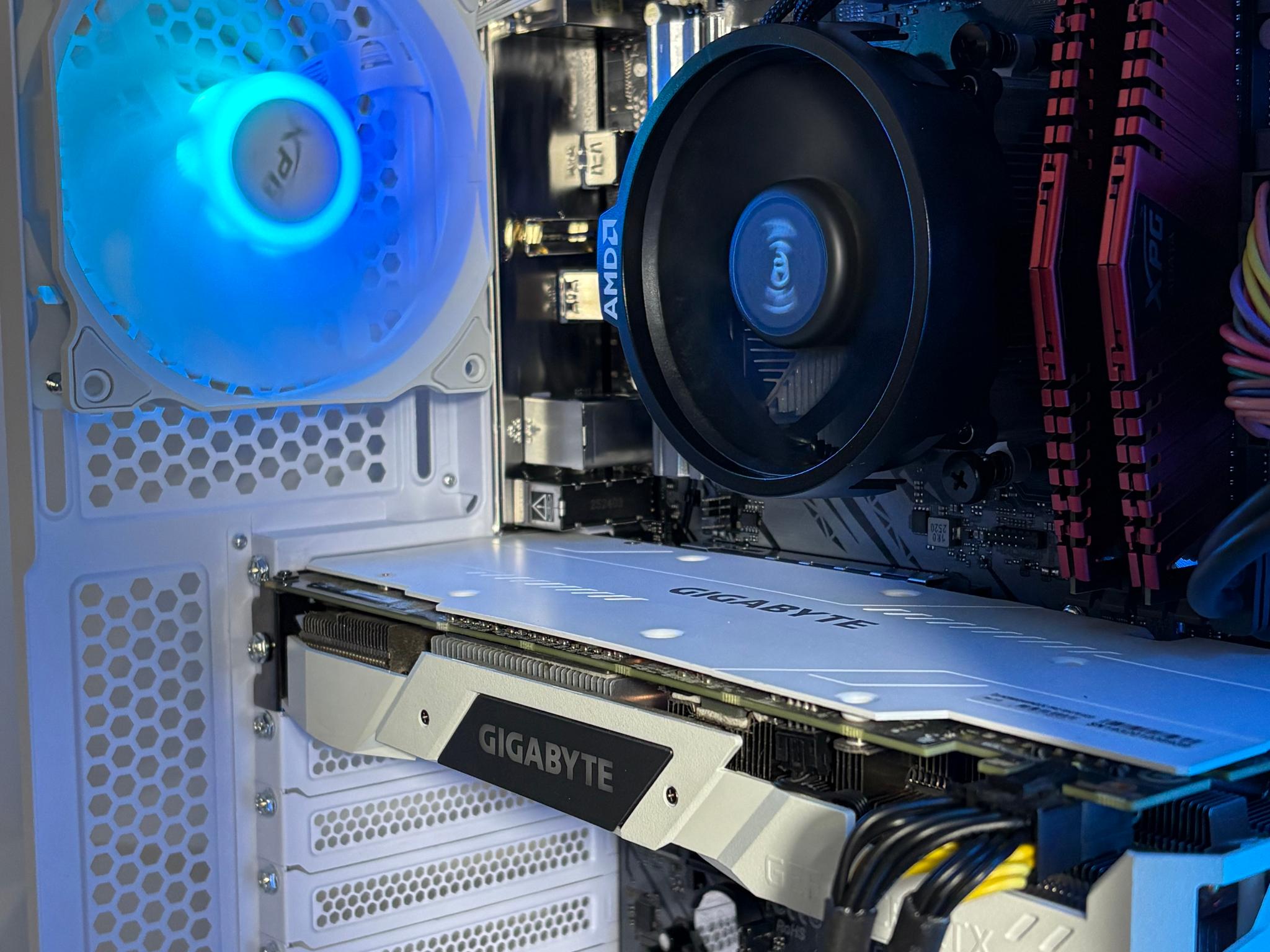 Glacier Valley (V4) Gaming PC - AMD Ryzen 5 3500, RTX 3050, 16GB DDR4, 960GB SSD