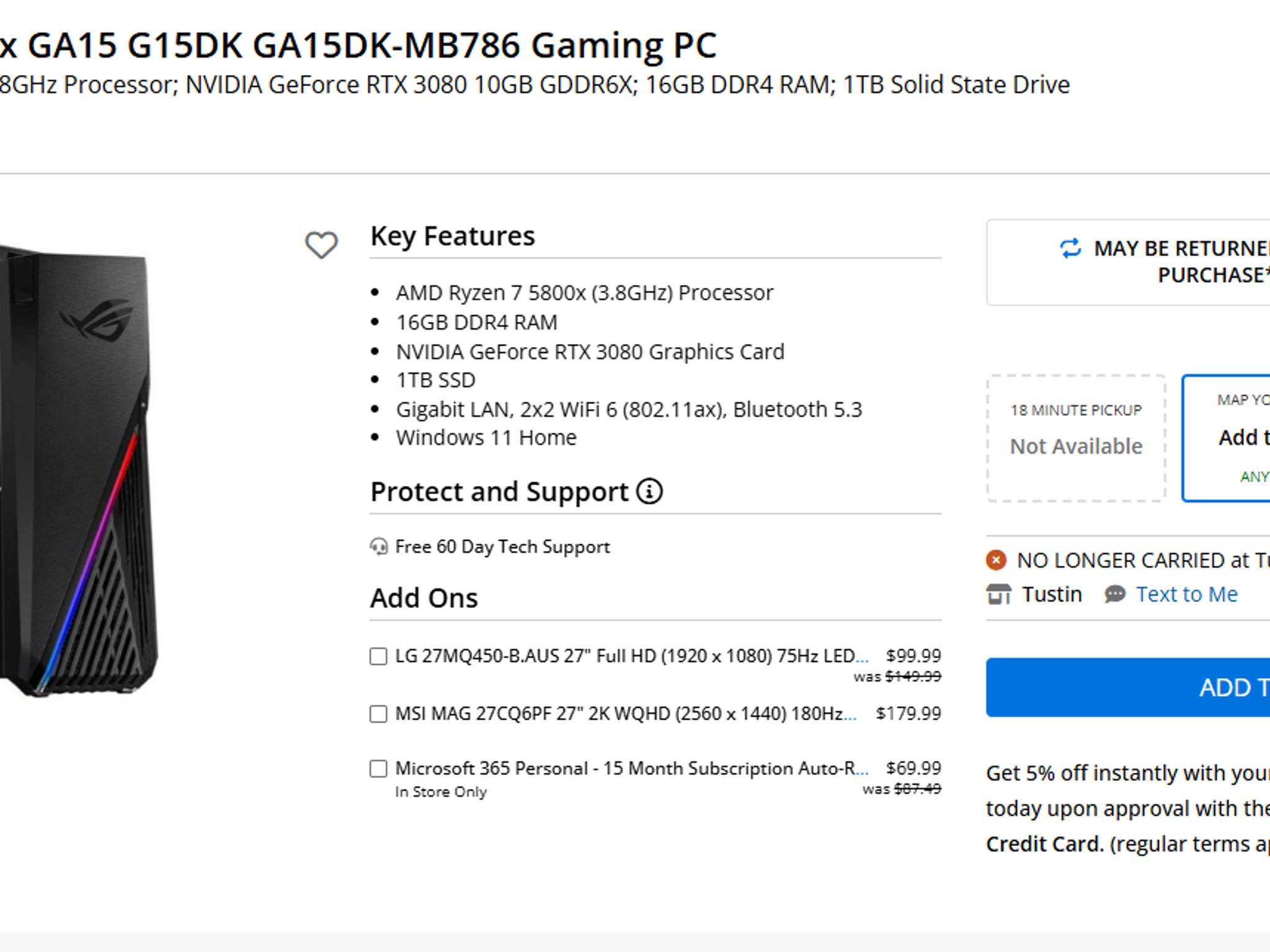 RTX 3080 ASUS TUF Gaming NVIDIA GeForce 10gb