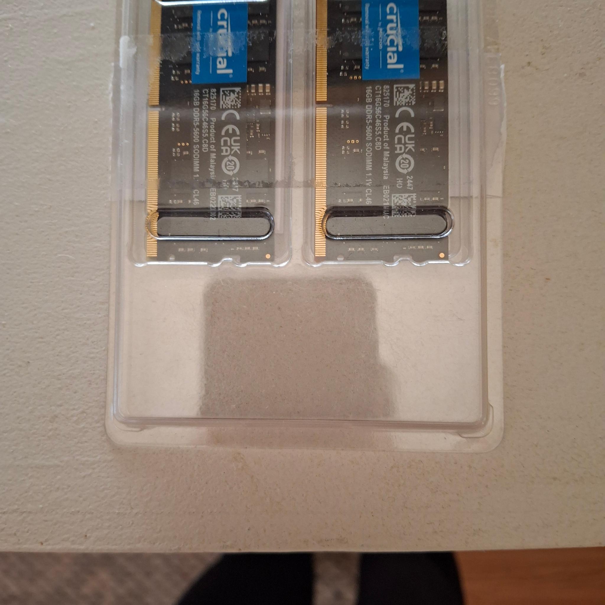 Crucial DDR5 5600 CL46 SODIMM 32GB