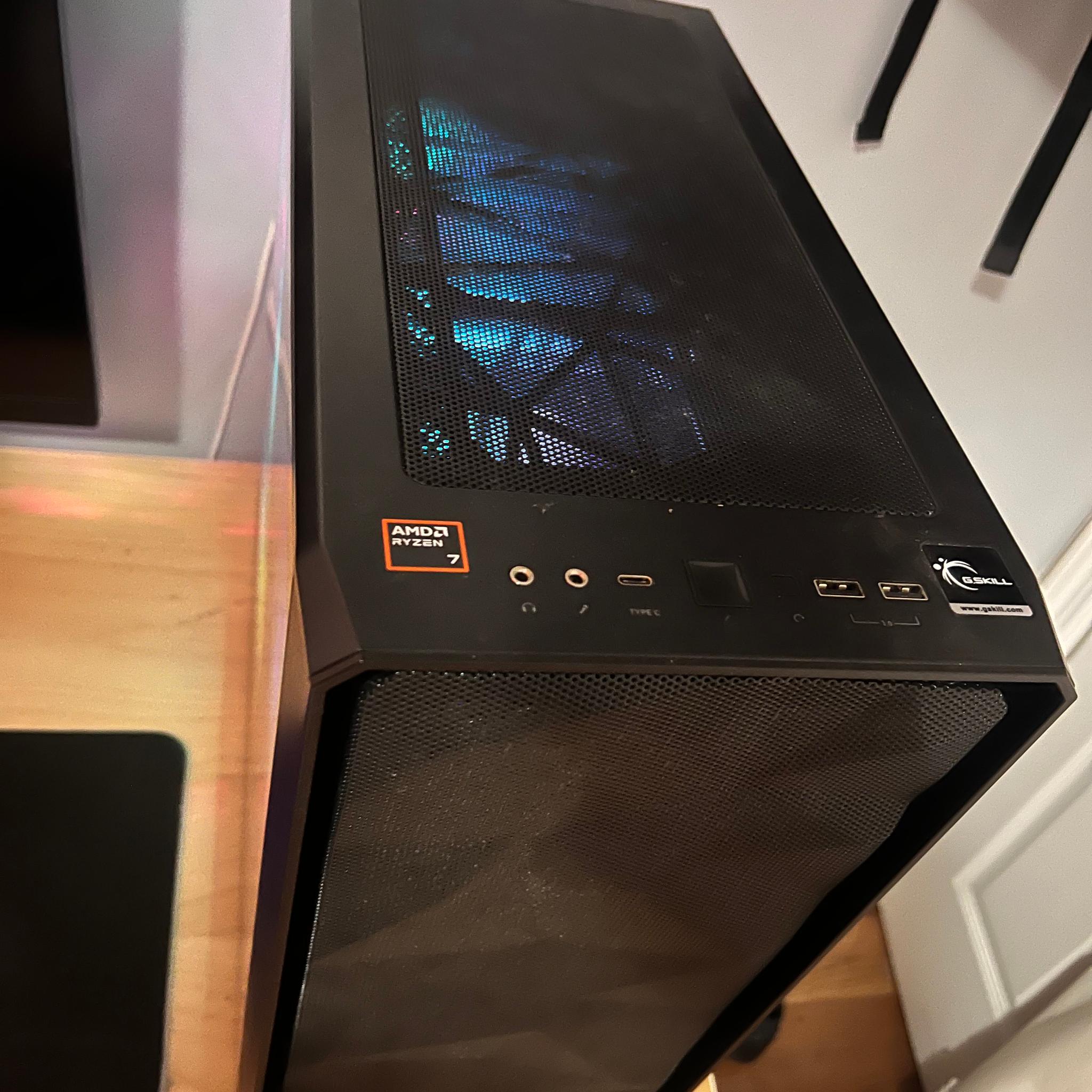 GeForce RTX 3080 Custom Gaming PC - Ryzen 7 9700X, 2TB SSD High End Customer Build