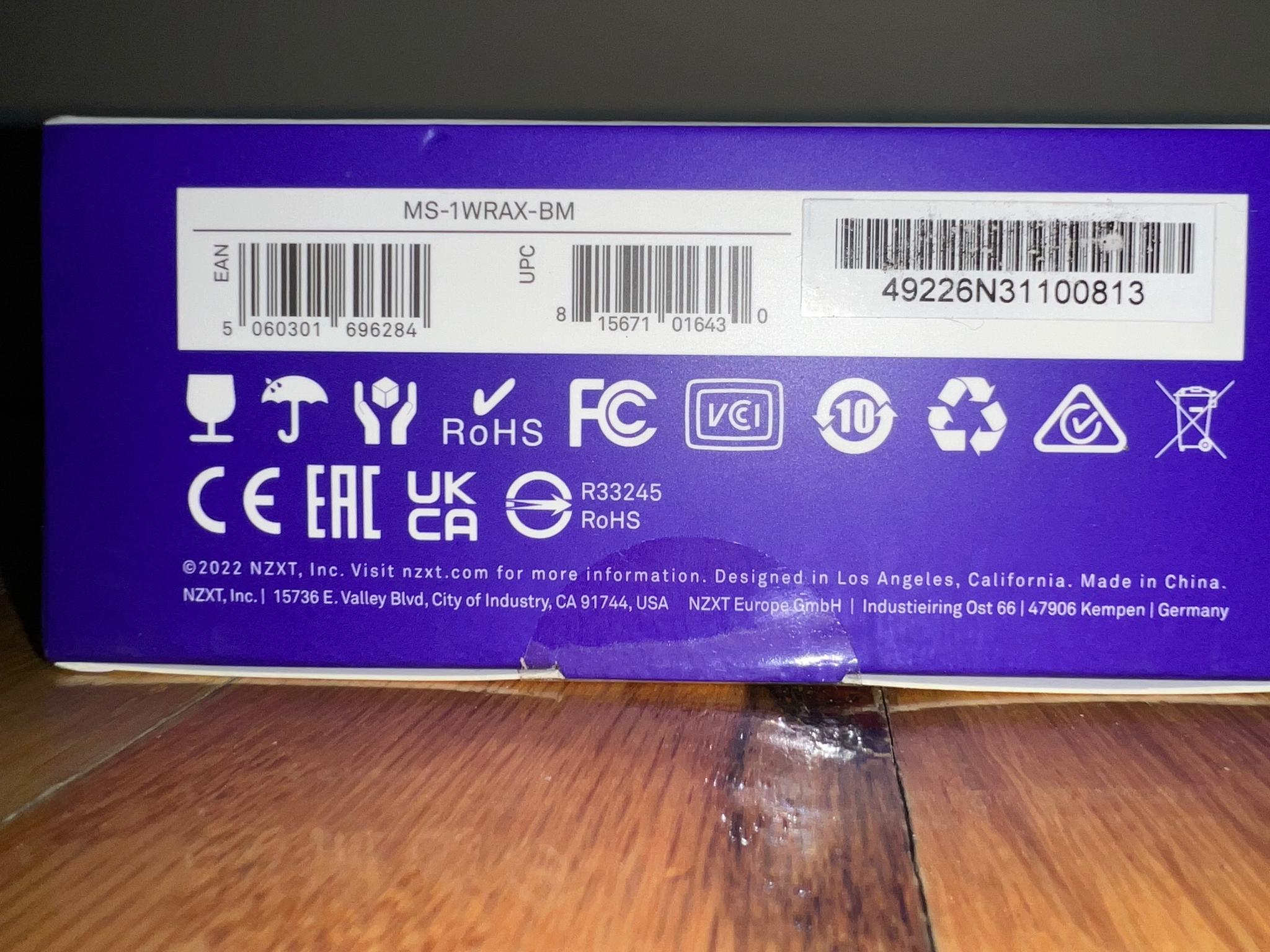 NZXT Tenkeyless Mechanical Keyboard/NZXT Lift Mouse (RGB) BUNDLE