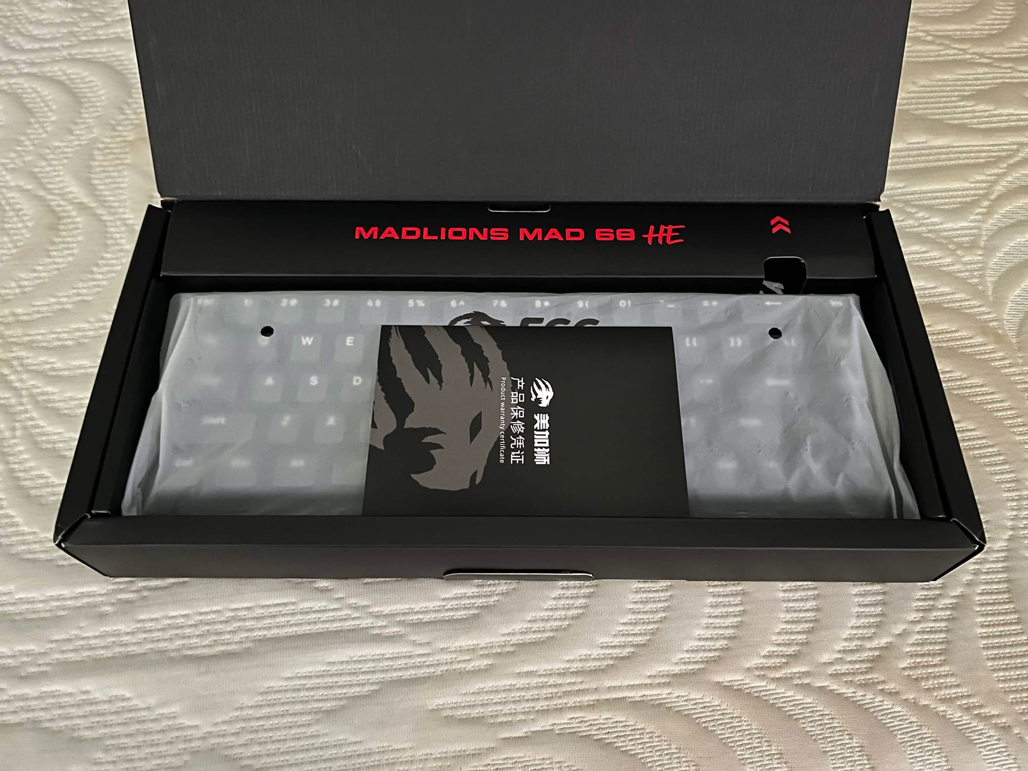 MADLIONS MAD68 HE Hall Effect Gaming Keyboard – 65%, 8K Polling, Rapid Trigger, PBT Keycaps