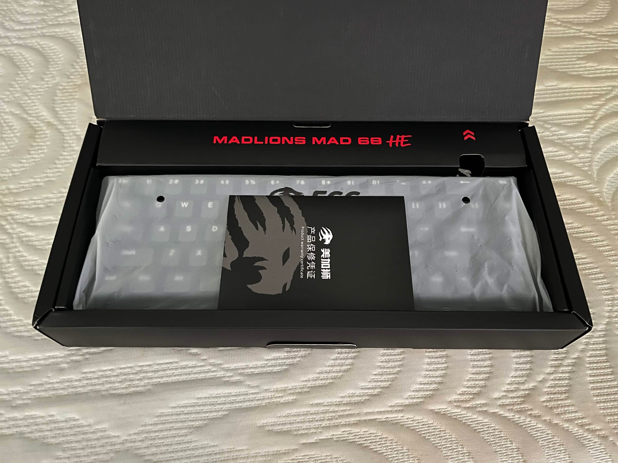 MADLIONS MAD68 HE Hall Effect Gaming Keyboard – 65%, 8K Polling, Rapid Trigger, PBT Keycaps