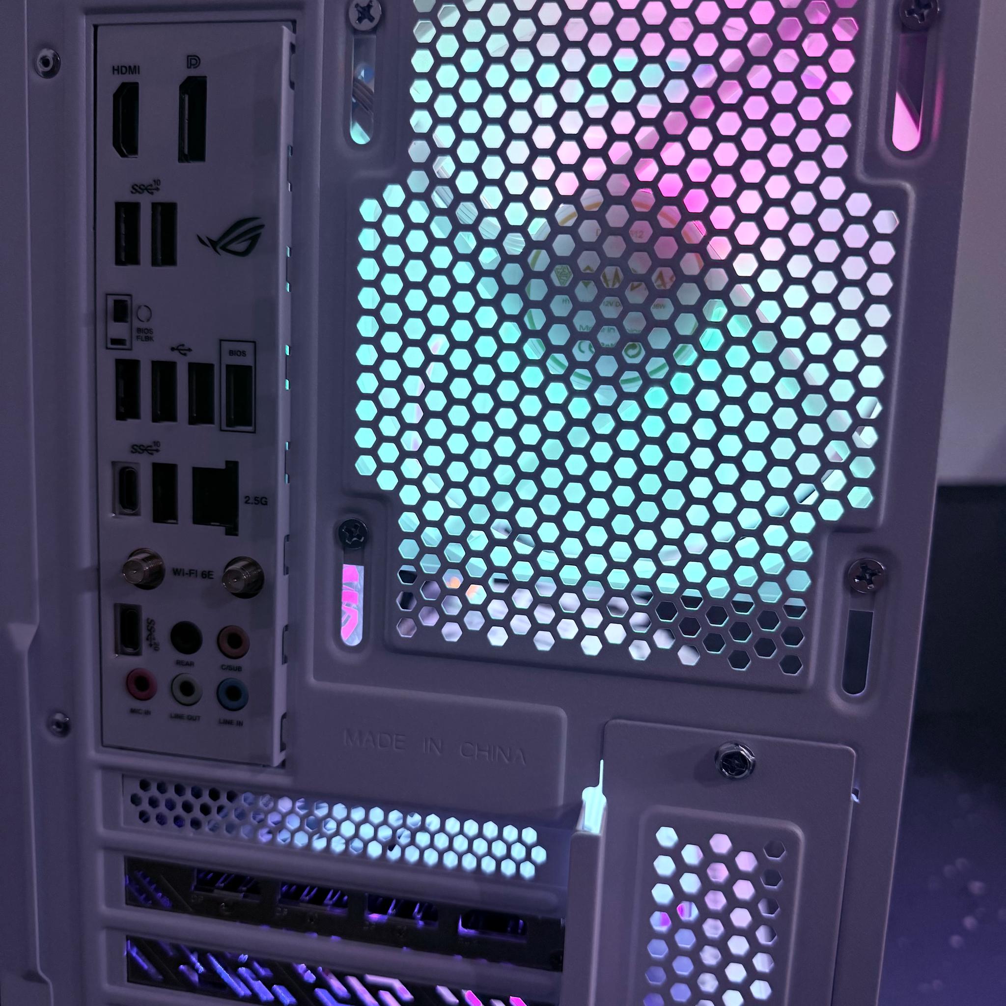 ⚪️"Celestial Pearl"⚪️| 1440p Gaming | Ryzen 7 7700X | RX 7800XT 16GB | 32B DDR5 | 1TB NVMe Storage