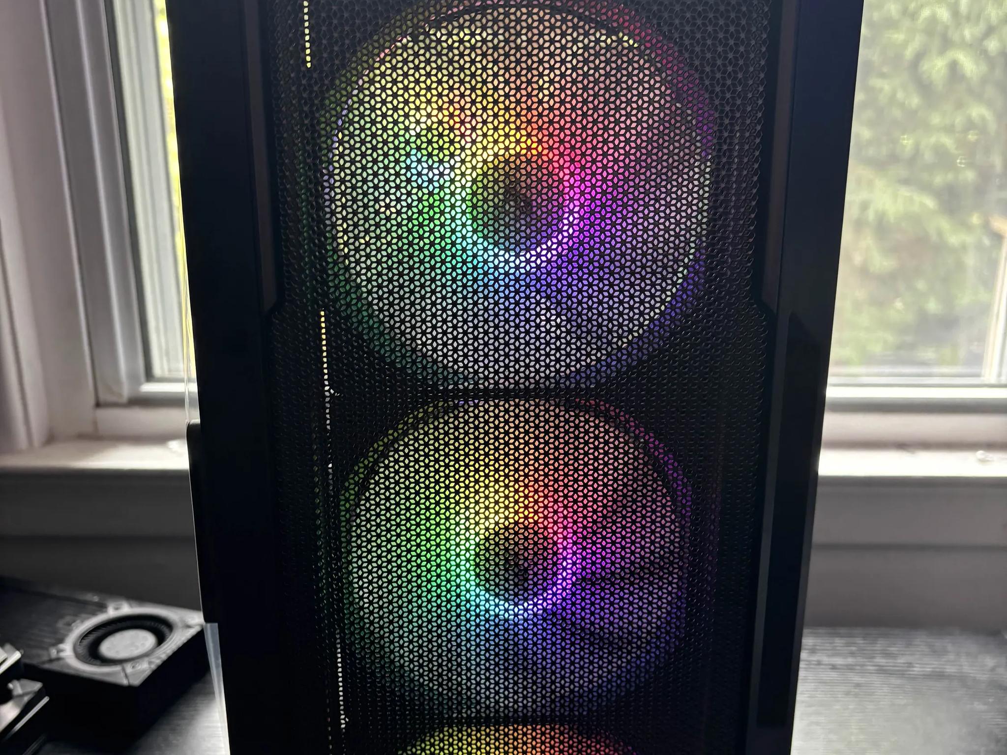 GAMING PC i5 8GB NVIDIA GTX 660 RGB Lighting RGB Fans Computer