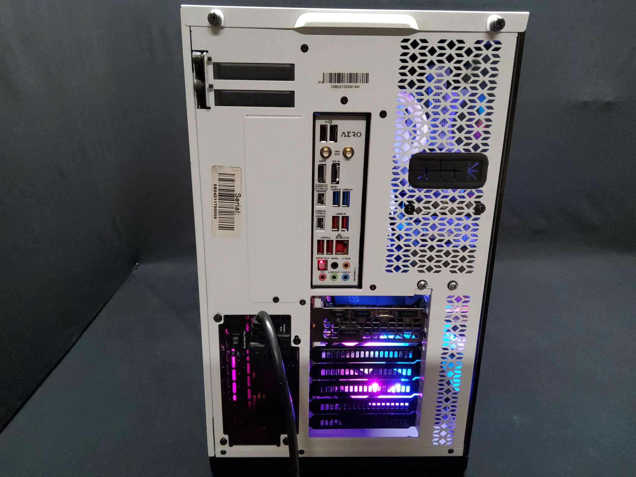 🌊WATERFORCE🌊3080 32GB RYZEN 7 5700X3D 3YR WARRANTY FULL LIQUID COOLING DUAL CHAMBER PHANTEC CASE
