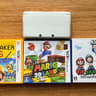 Nintendo 3DS + Games Bundle W/ SD Card + Original Stylus - Japan Glossy White