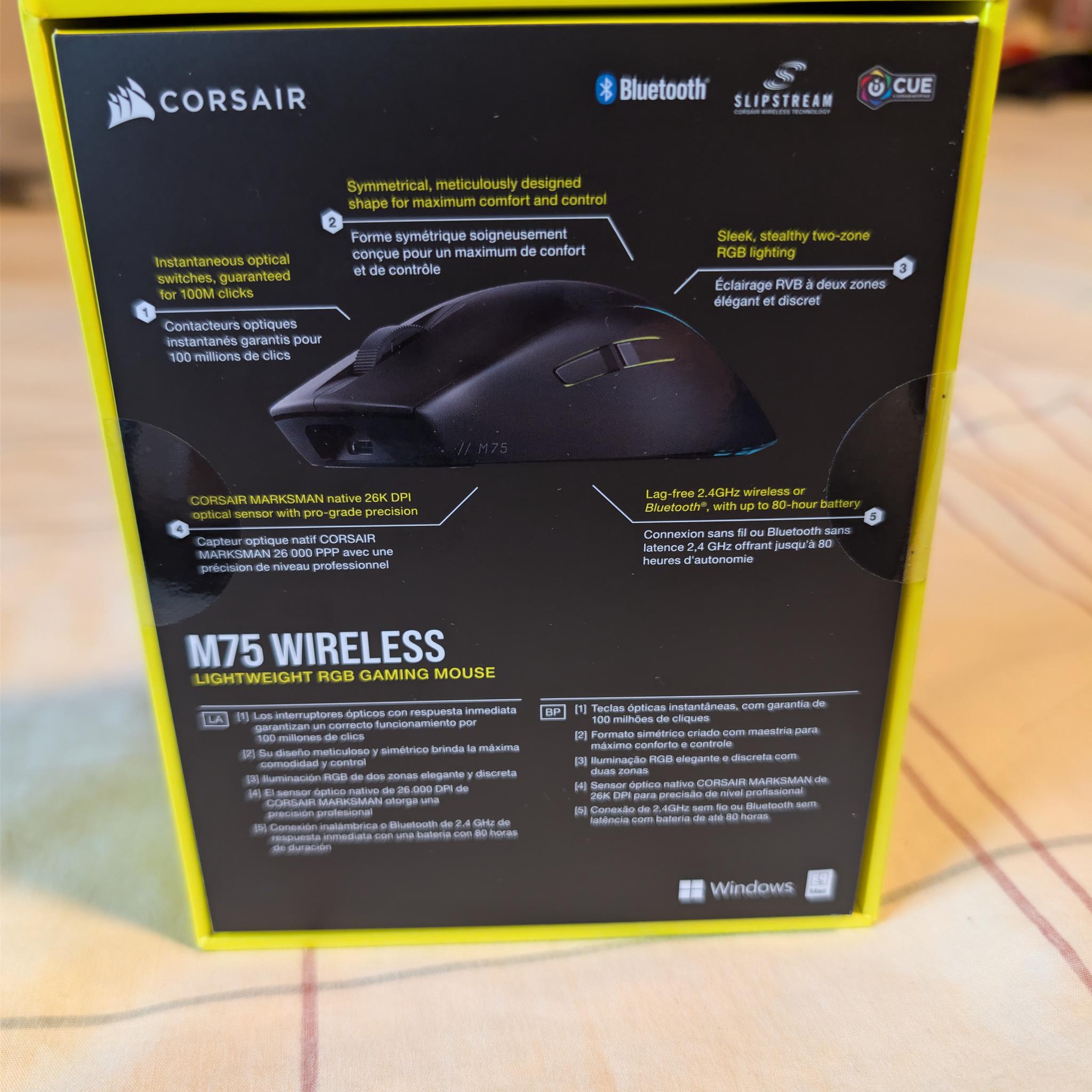 [Brand New Sealed] Corsair M75 Wireless Lightweight Gaming Mouse