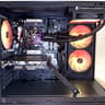 Gaming Desktop PC, RTX 2060, Ryzen 2600, 512GB NVMe SSD, Black RGB, WiFi, Win 11