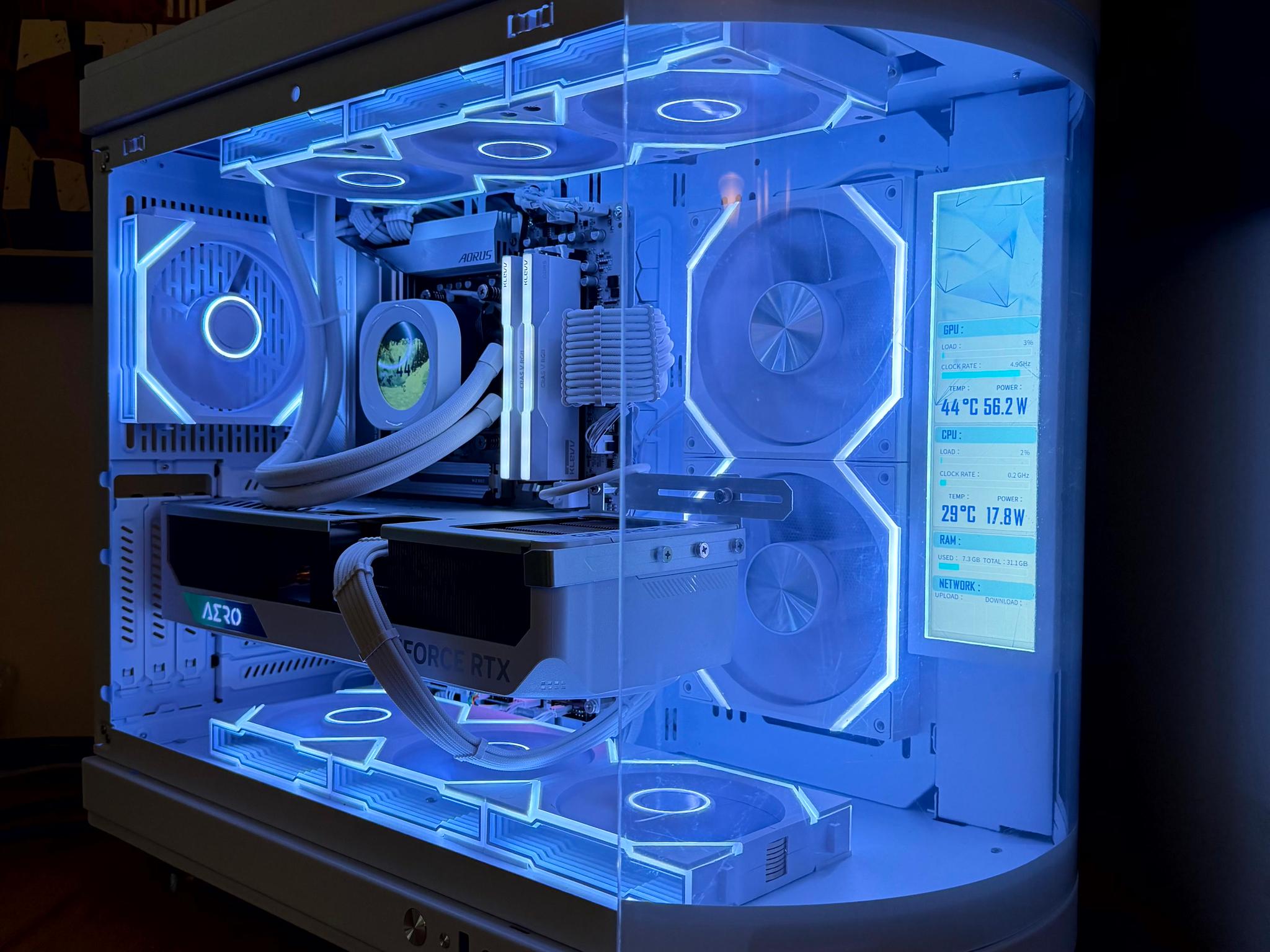Aurskriða - RTX 4080 Super OC | Ryzen 9 7900x3d | 32GB RAM @6400 | 3TB Total NVME | 1200W Gold