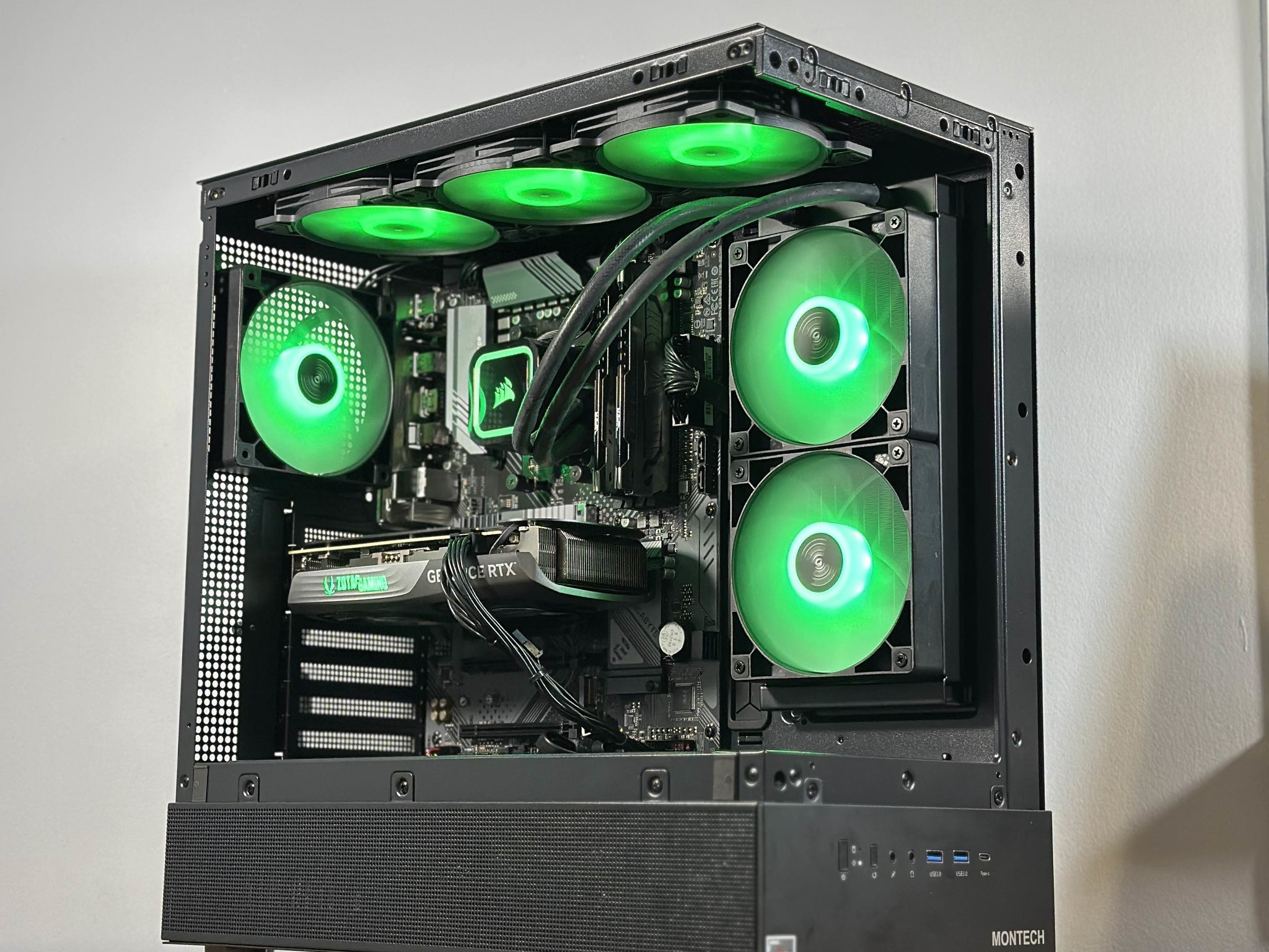 RTX 4070 12GB | Ryzen 7 5700X | 32GB DDR4 | 1TB SSD | Win11 | WIFI+BT | 1440P/4K Gaming PC
