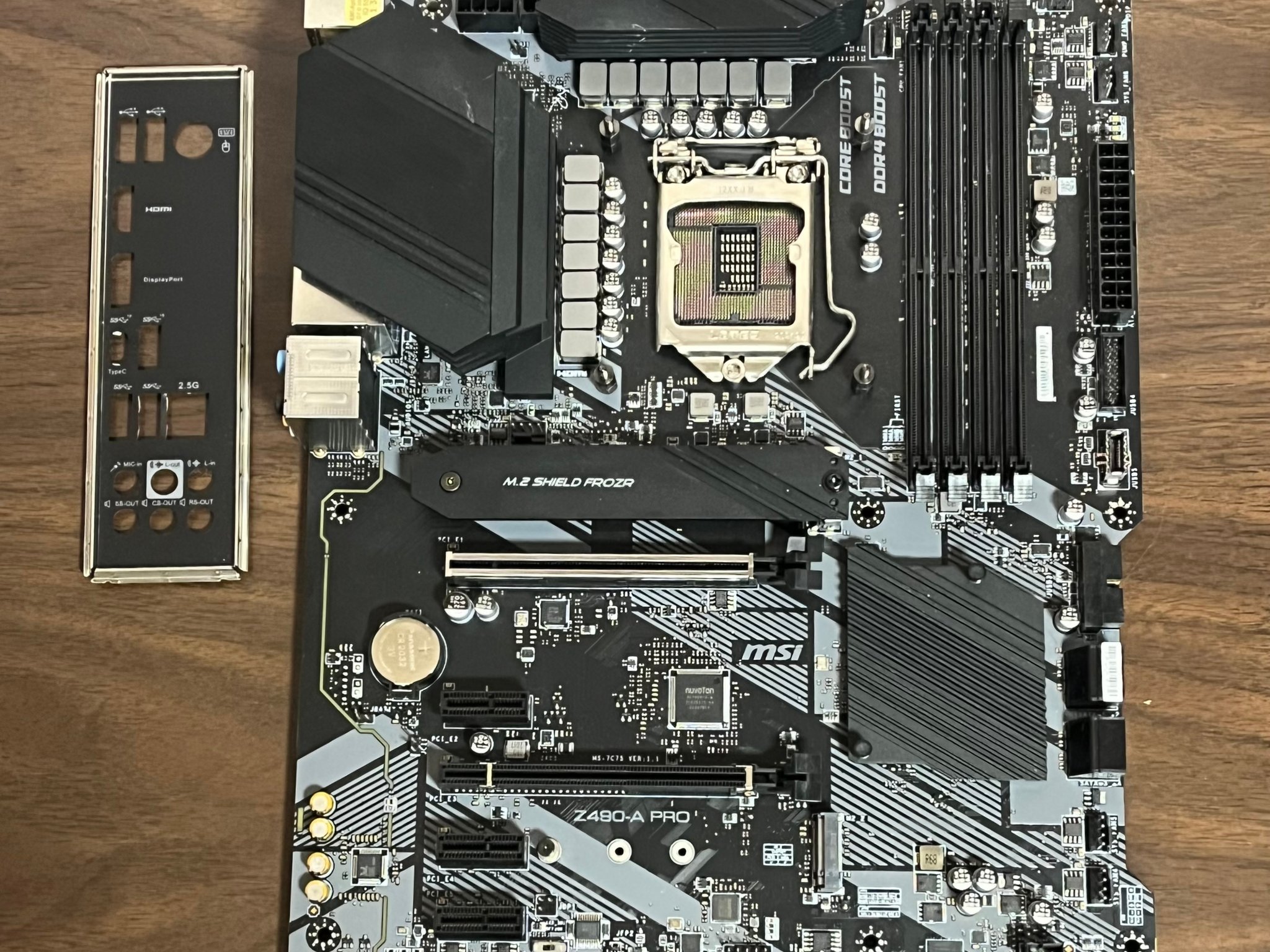 MSI Z490-A Pro Motherboard | Latest BIOS | I/O Shield Included