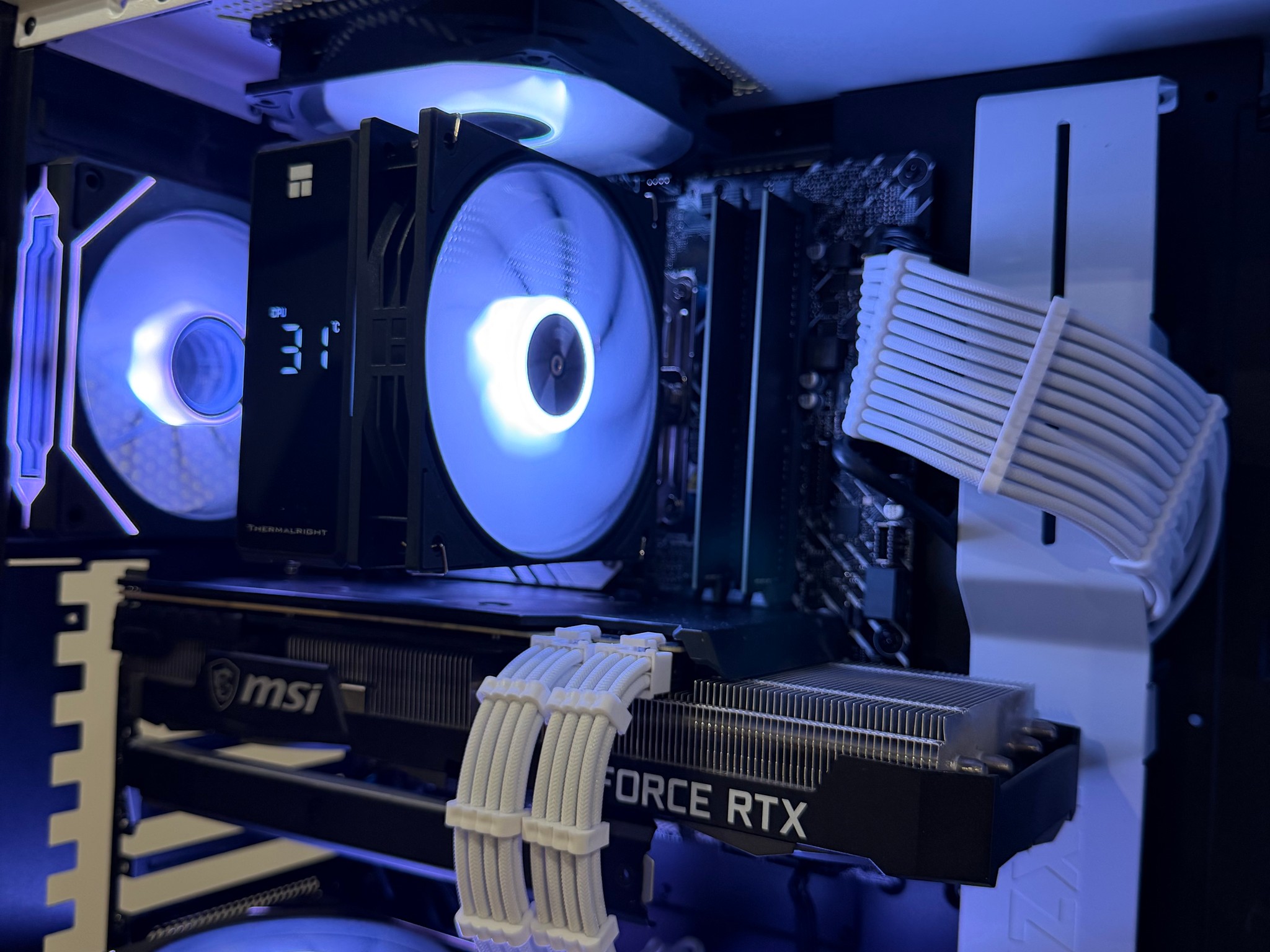 Custom White Gaming PC | RTX 3070 | i5-12400F | 2.25TB | WiFi | Windows 11 | Plug & Play
