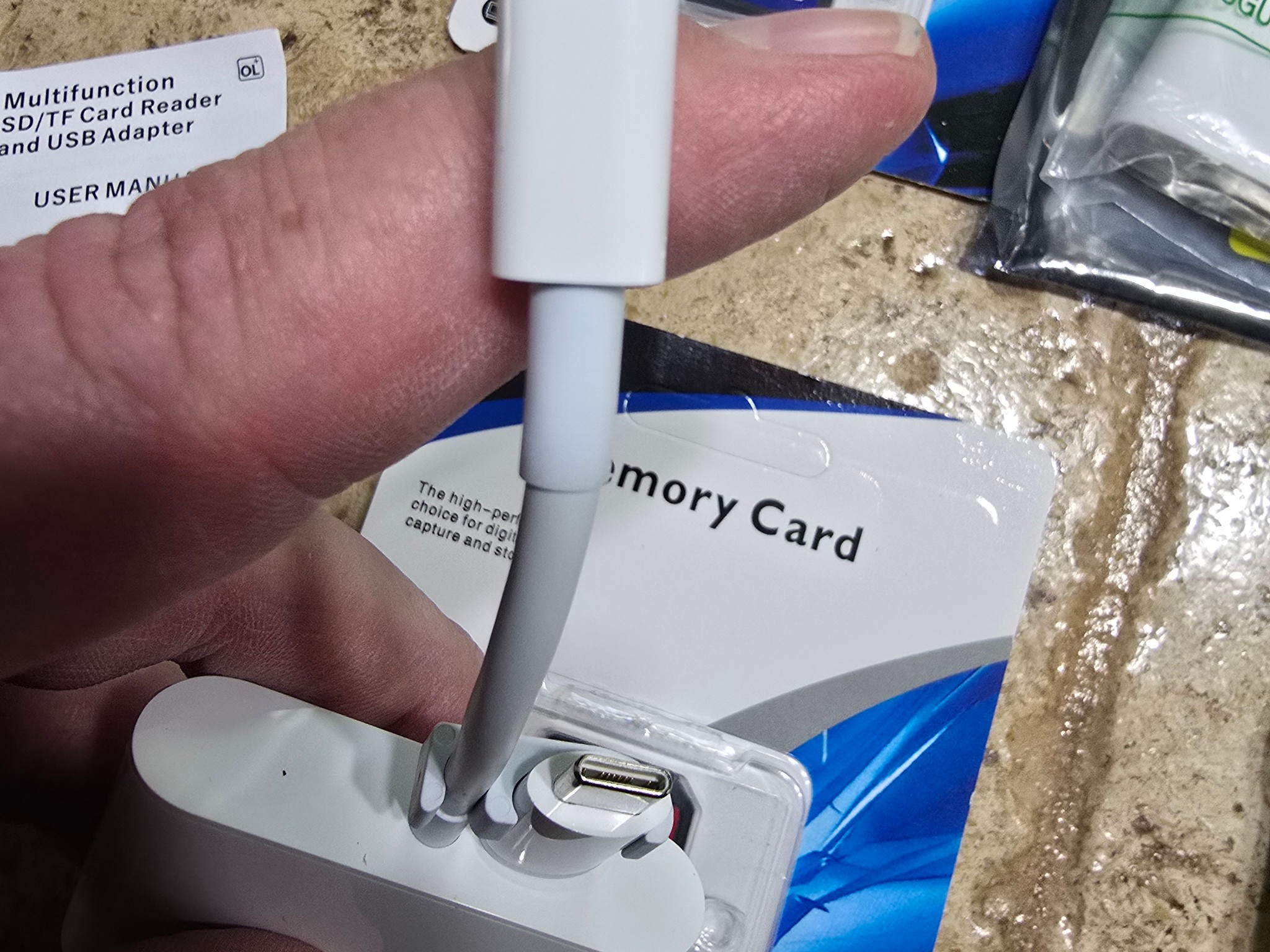 SD and TF Card MicroSD Card Adapter Reader 512mb SD Included IPAD IPHONE USB C Galaxy Note Samsung