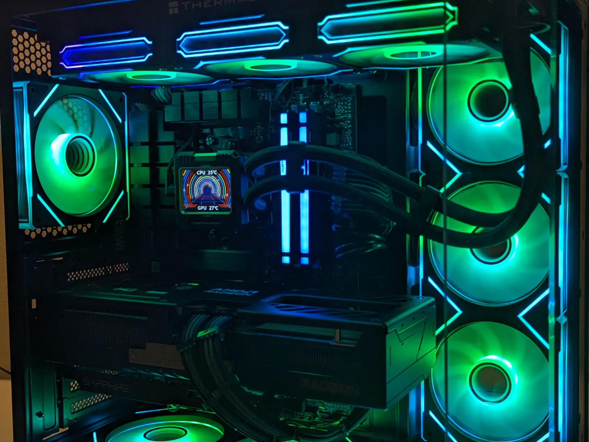 🔥 Ultimate Gaming PC - |RX 9070XT 16GB| RYZEN 7800X3D| 32GB DDR5 | 2TB SSD| 360MM AIO|