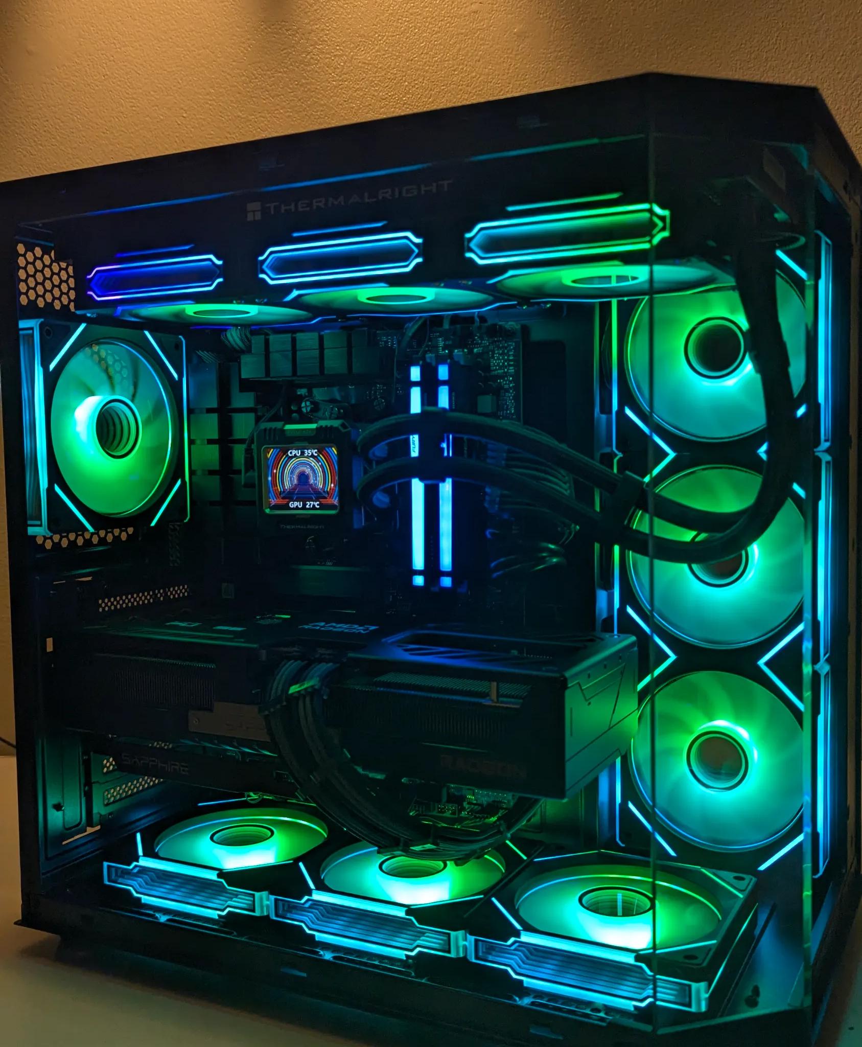 🔥 Ultimate Gaming PC - |RX 9070XT 16GB| RYZEN 7800X3D| 32GB DDR5 | 2TB SSD| 360MM AIO|