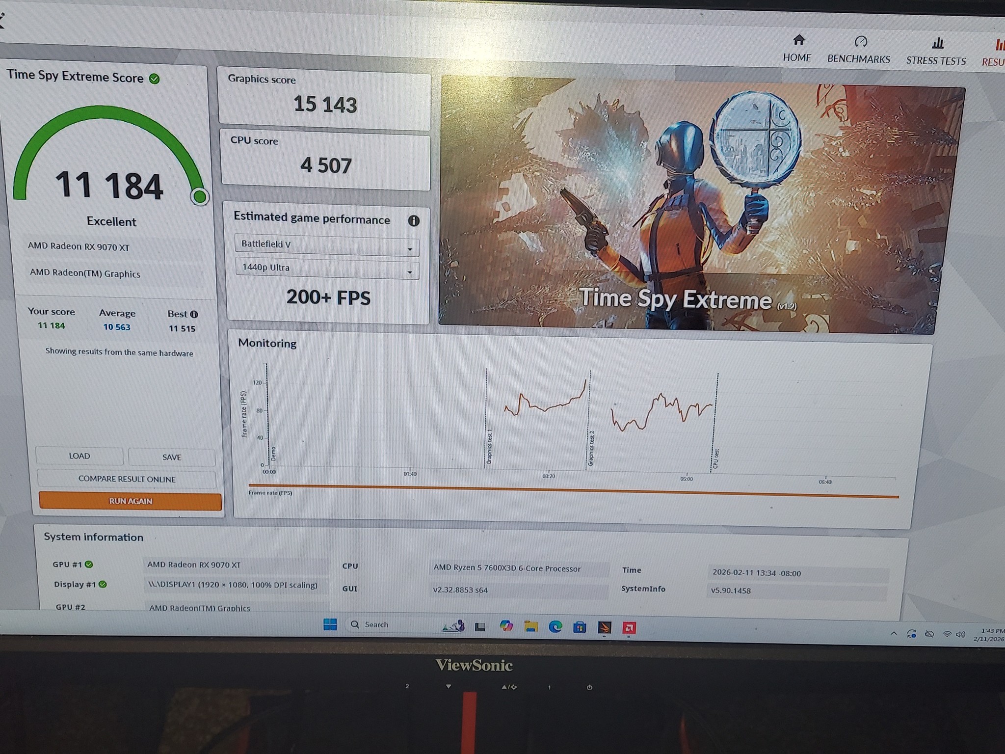 7600X3D/9070XT Gaming PC