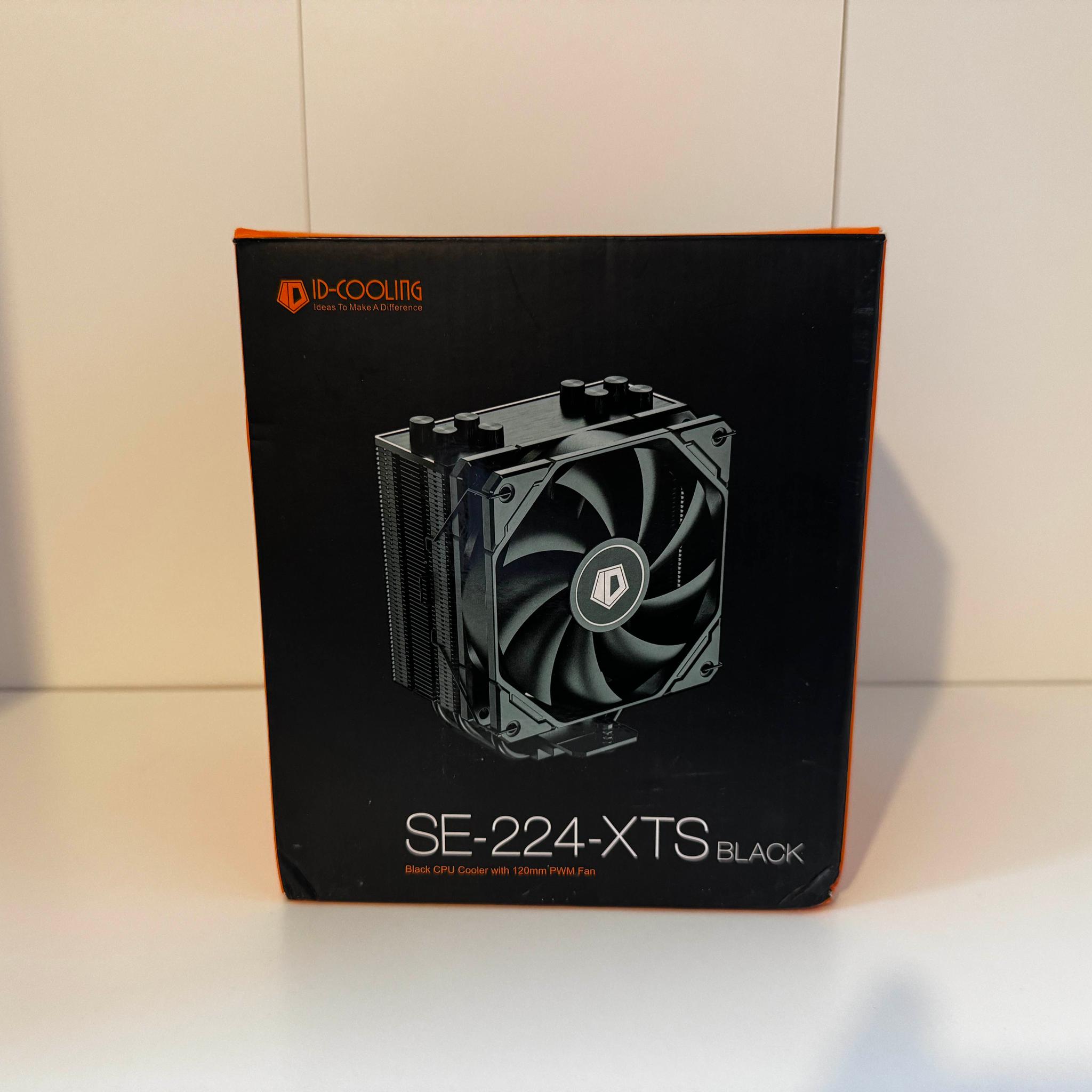 USED CPU COOLER / ID-COOLING SE-224-XTS (BLACK)