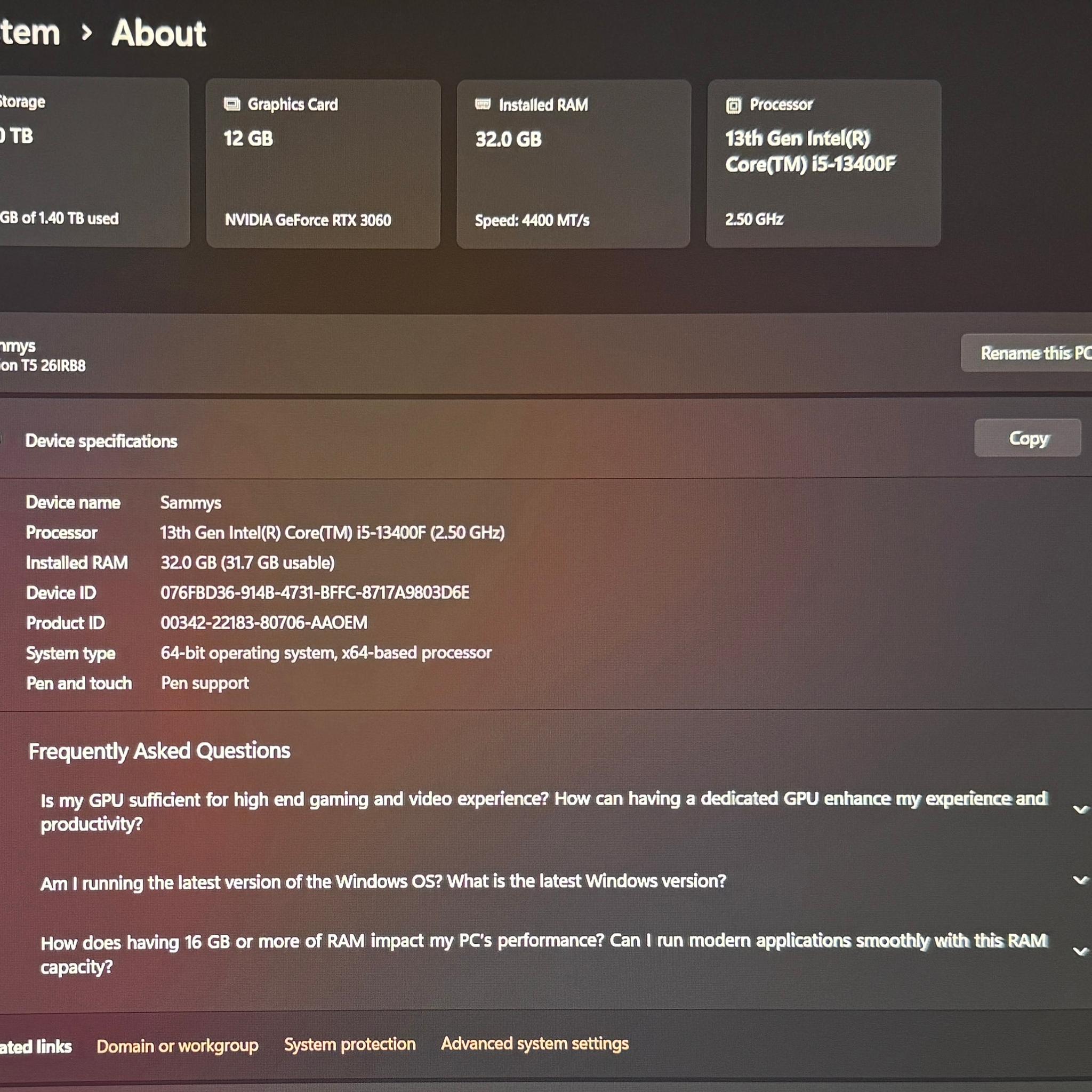 Custom Gaming PC Build