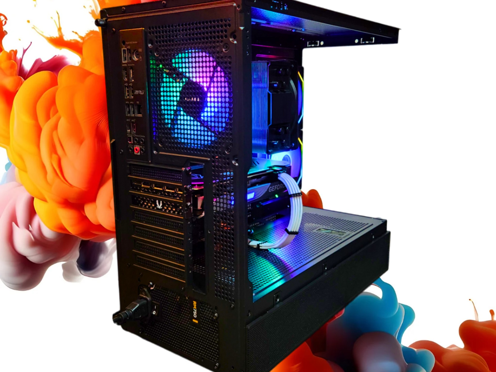 ♾️Infinity🌌: RTX 4070 12GB | Ryzen 5 5600 | 32GB DDR4 RAM | 1TB SSD | 4 RGB Fans | Black RGB PC