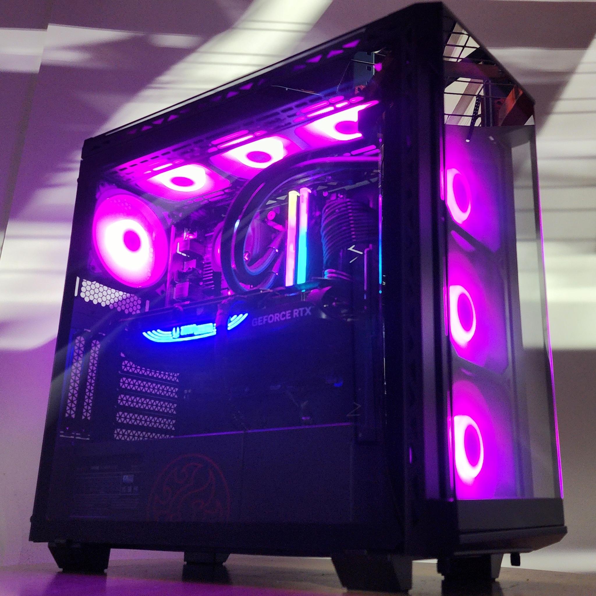 Gaming PC Ryzen 7 7800X3D 32GB RAM 1TB SSD RTX 4080 SUPER 16GB Win11 Computer