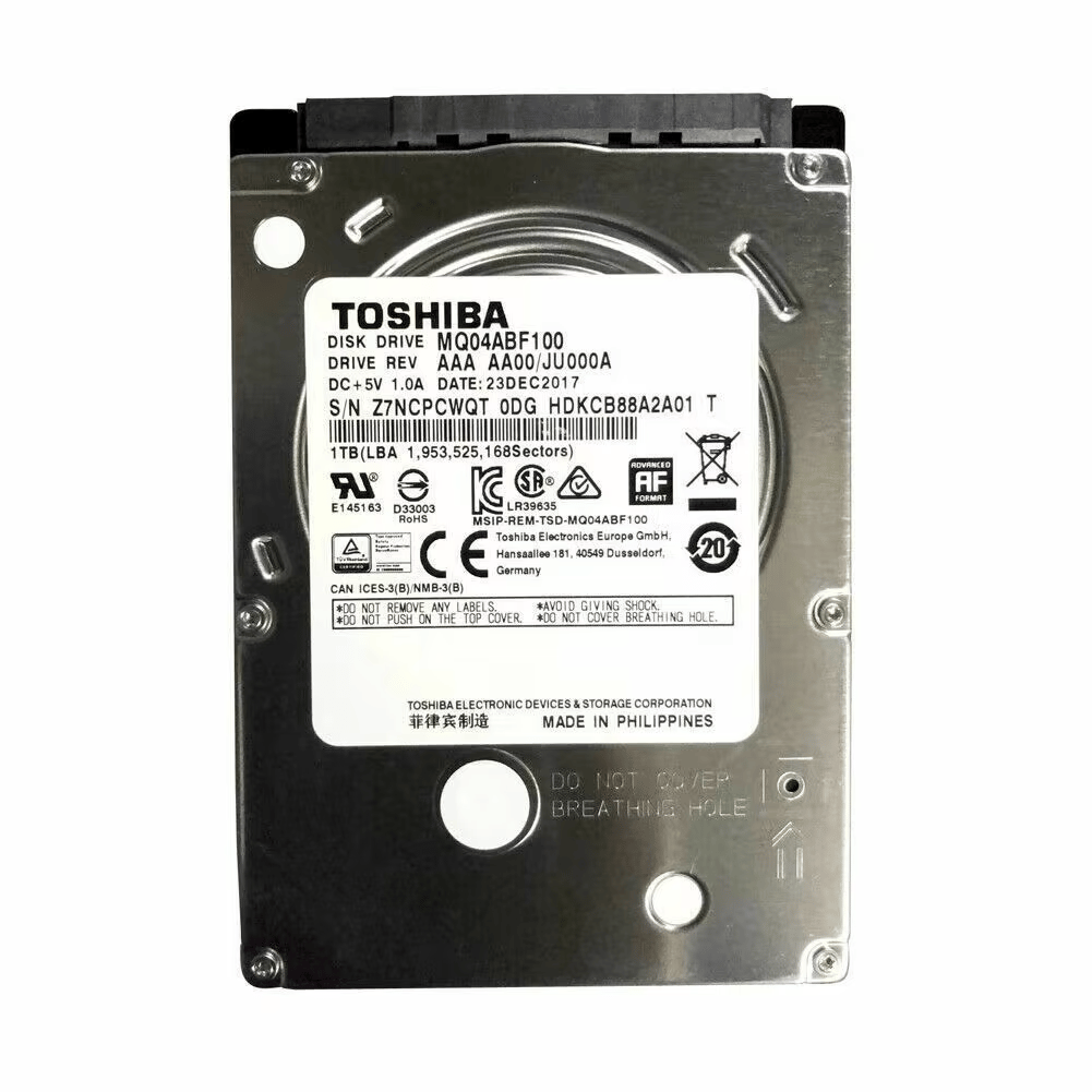 Toshiba 1TB 5400RPM 2.5" SATA III Thin 7mm Hard Drive