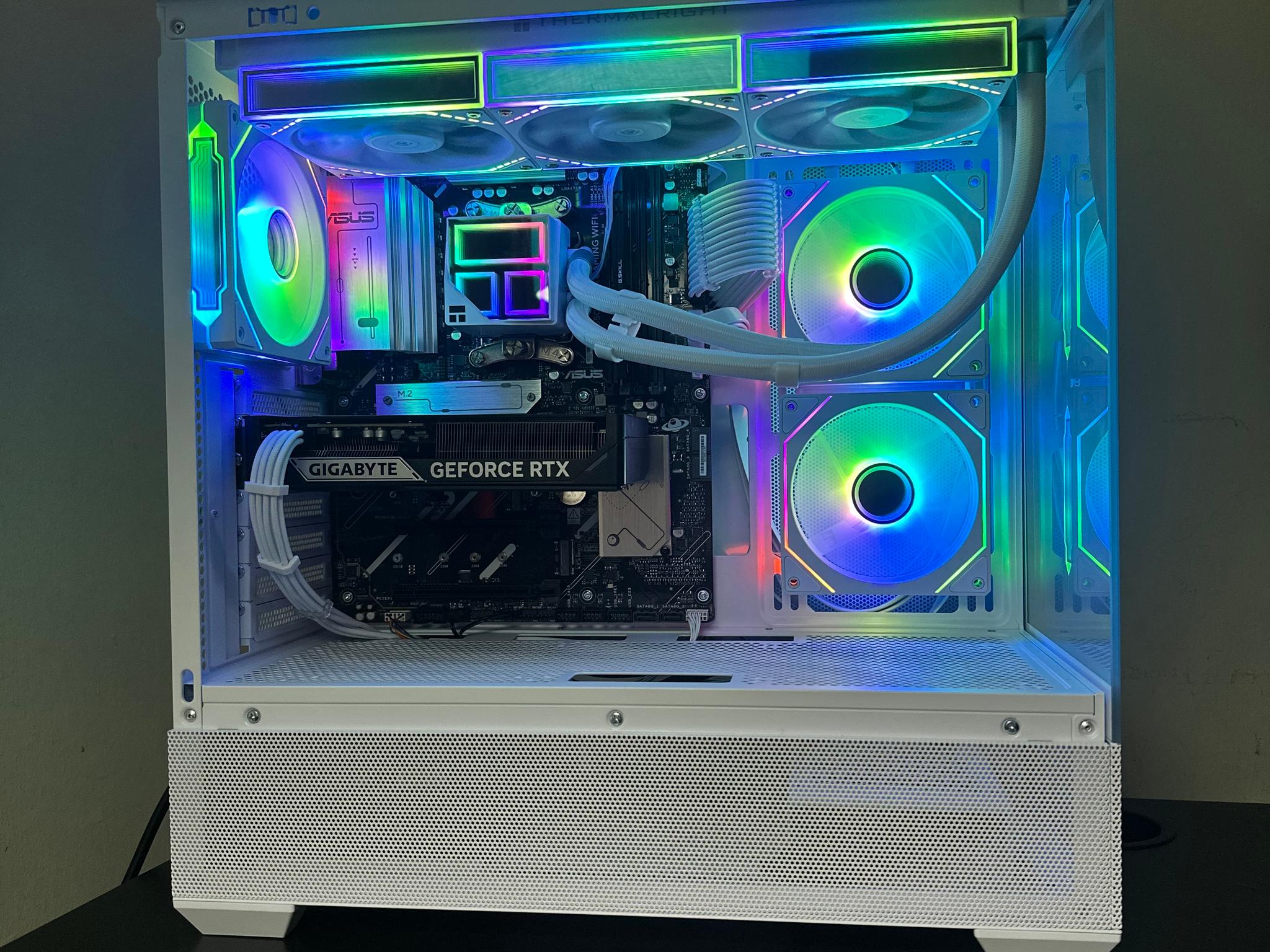 White WiFi Gaming PC | R5 7600x | RTX 5060 Ti | 1TB SSD