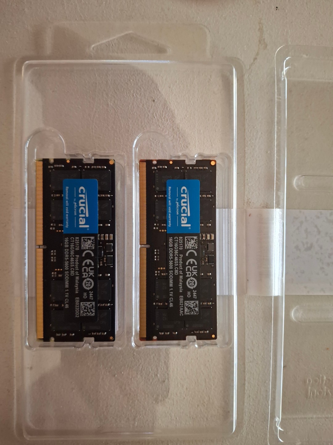 Crucial DDR5 5600 CL46 SODIMM 32GB | Jawa