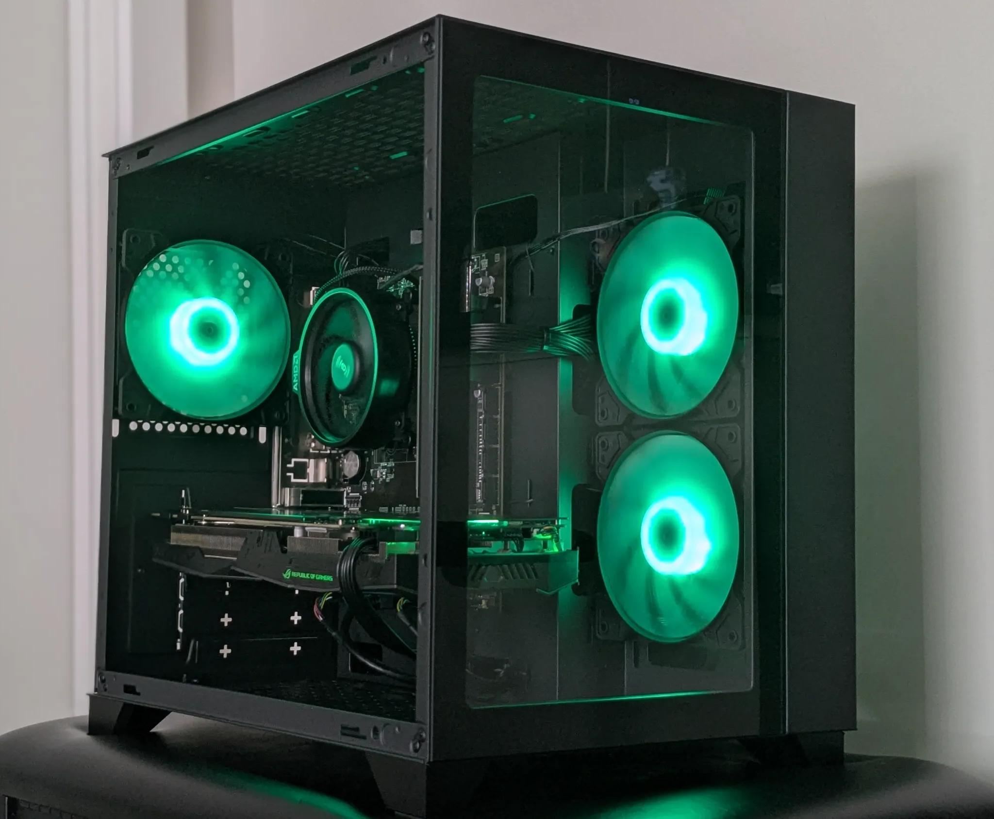 !SALE! Mjölnir | Nvidia GTX 1070 8GB | Ryzen 5 2600 | 1000GB SSD | 16GB RAM | WIFI | ARGB Gaming PC