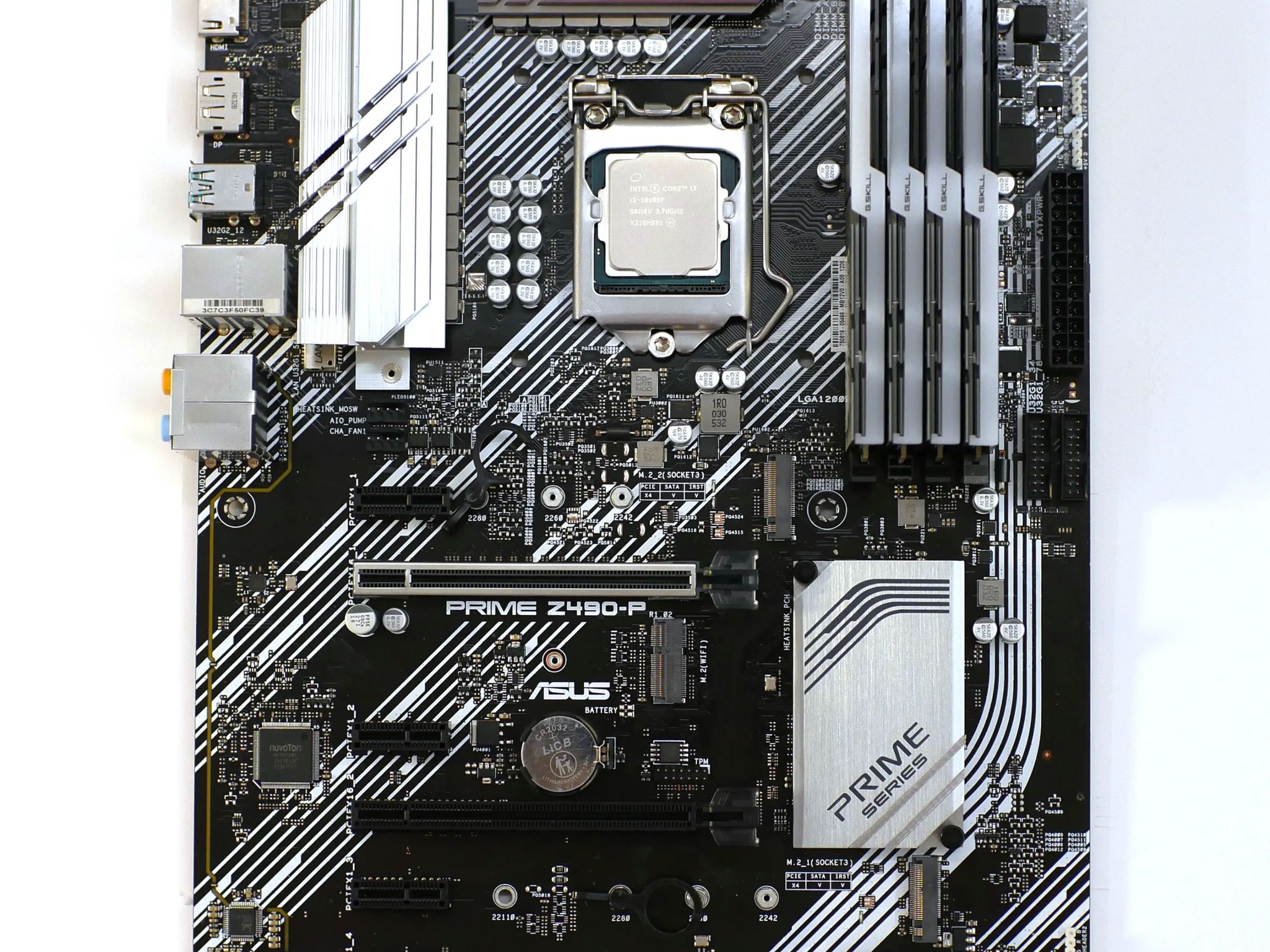 ASUS Prime Z490-P LGA 1200 ATX | I3 10105F CPU | G. SKILL Trident Z RGB 32GB