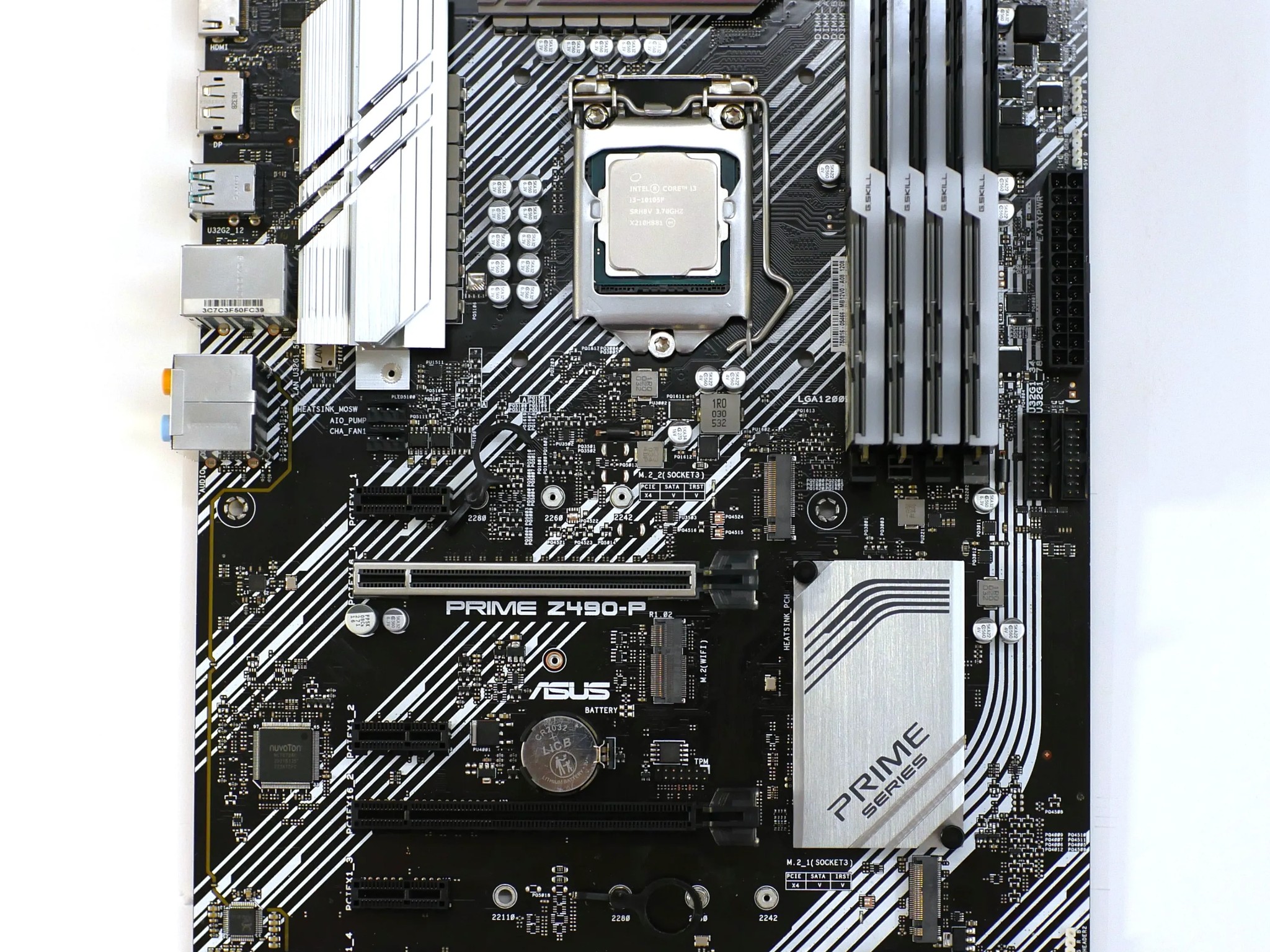 ASUS Prime Z490-P LGA 1200 ATX | I3 10105F CPU | G. SKILL Trident Z RGB 32GB