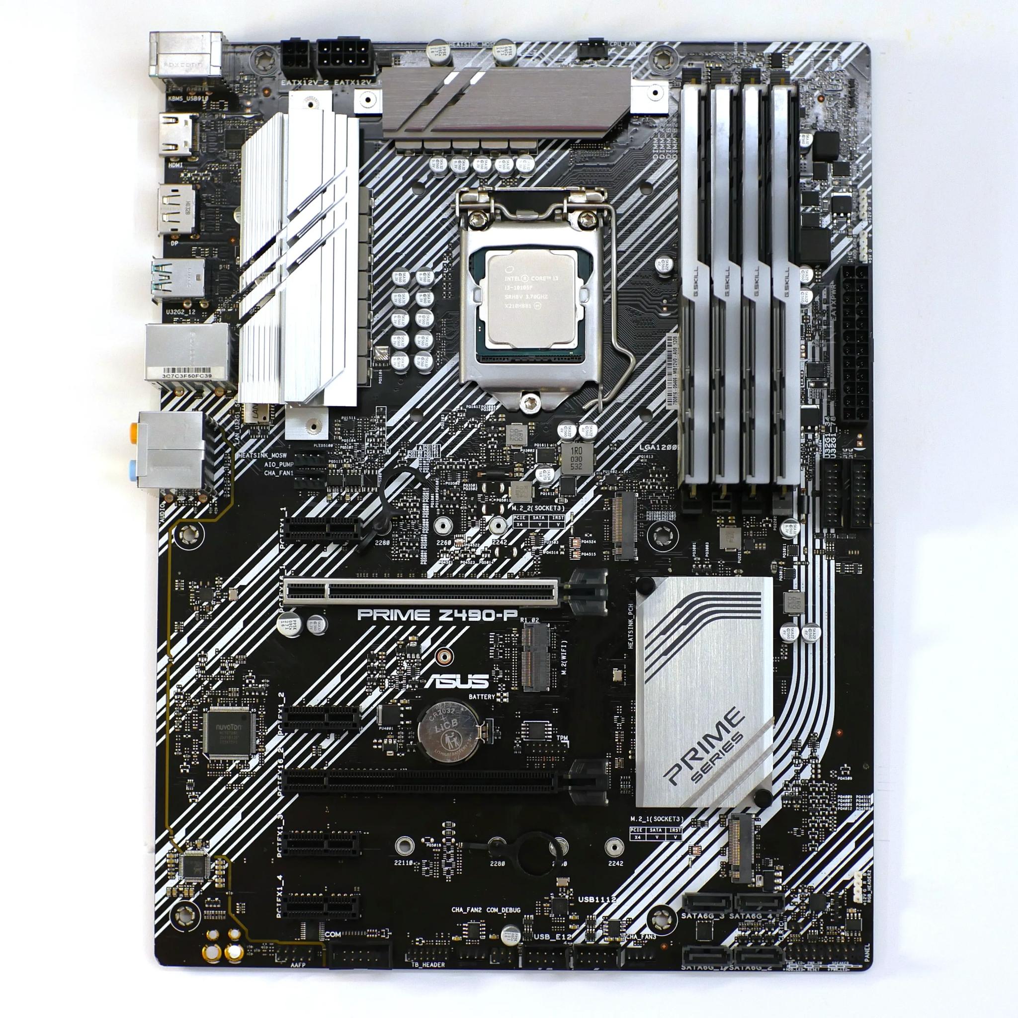 ASUS Prime Z490-P LGA 1200 ATX | I3 10105F CPU | G. SKILL Trident Z RGB 32GB