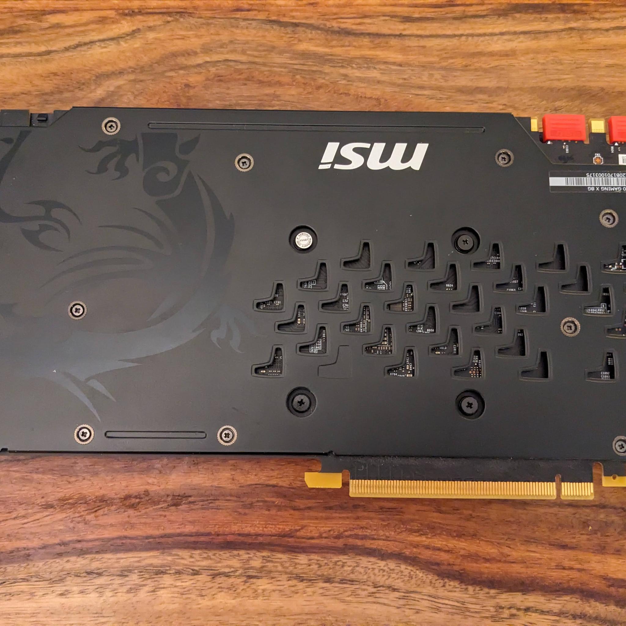 MSI GeForce GTX 1070 GAMING X 8G