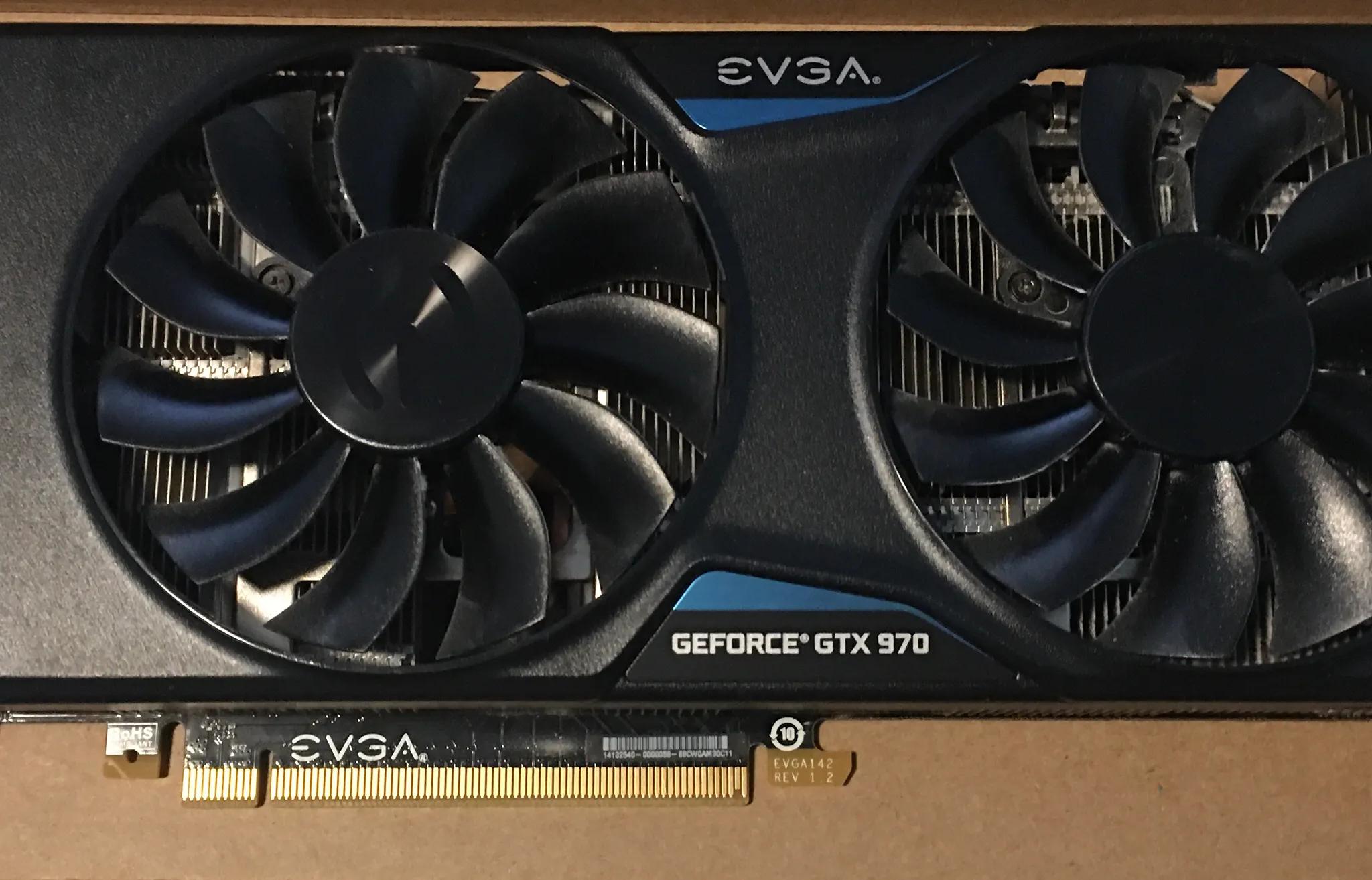 GTX 970 EVGA Superclocked great condition