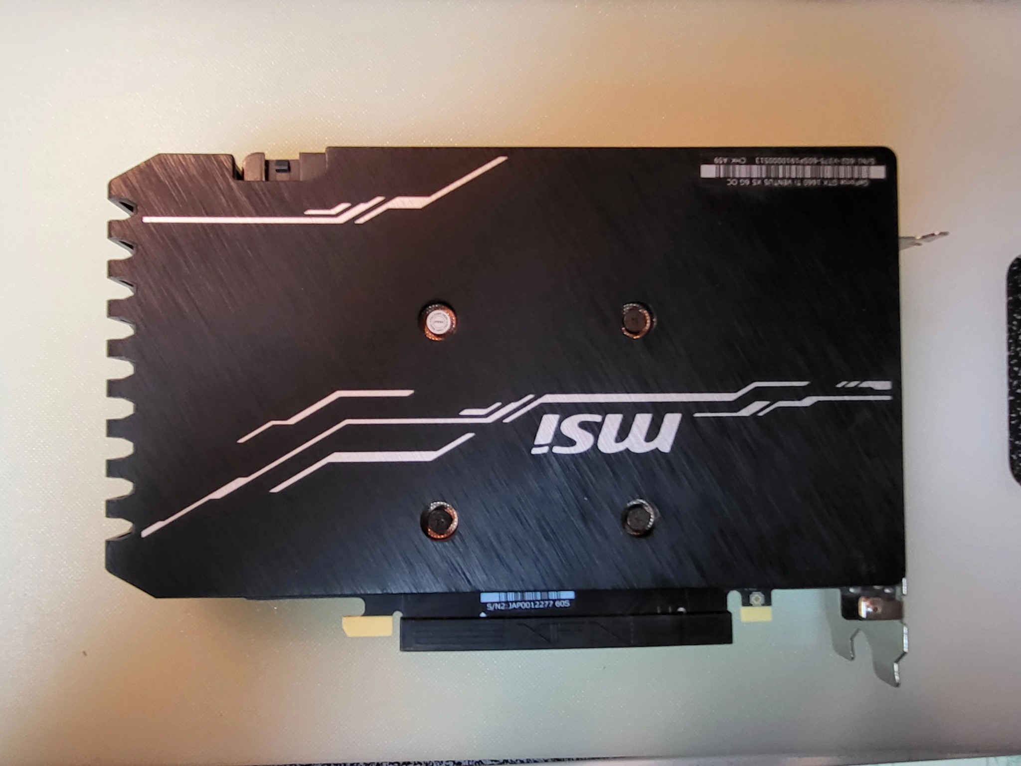 MSI GTX 1660 ti Ventus