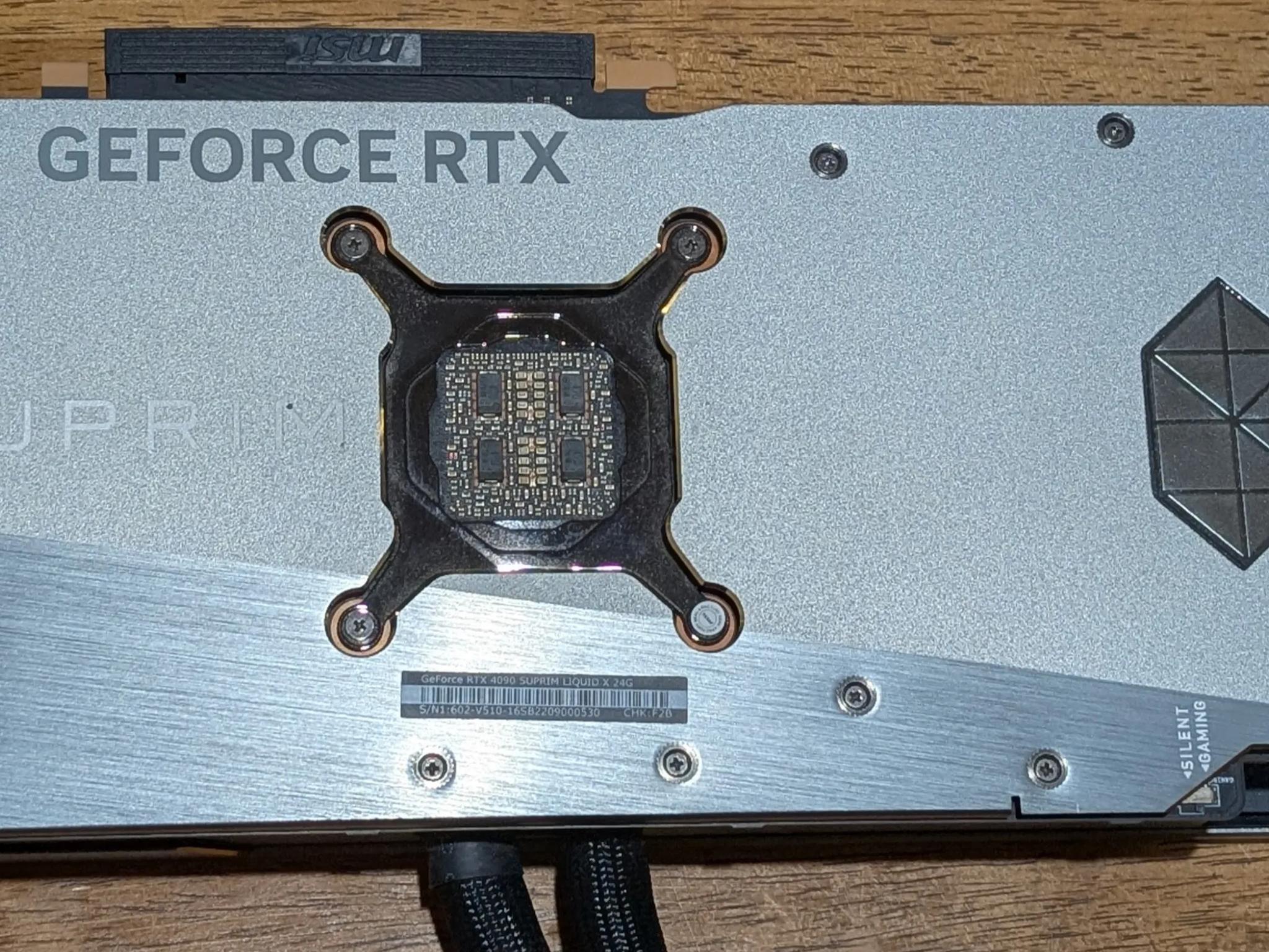 MSI GeForce RTX 4090 Suprim Liquid X 24GB GDDR6X Graphics Card