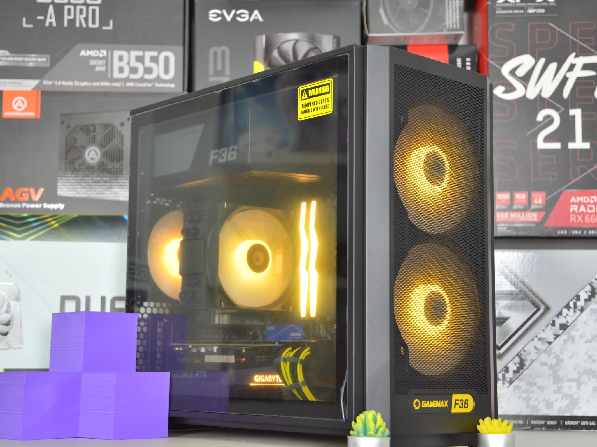 ☀️☀️| RTX 3070 8GB | RYZEN 5 5600X | 16GB DDR4 RGB RAM | 1TB NVME SSD | Solar Flare 2.0 |