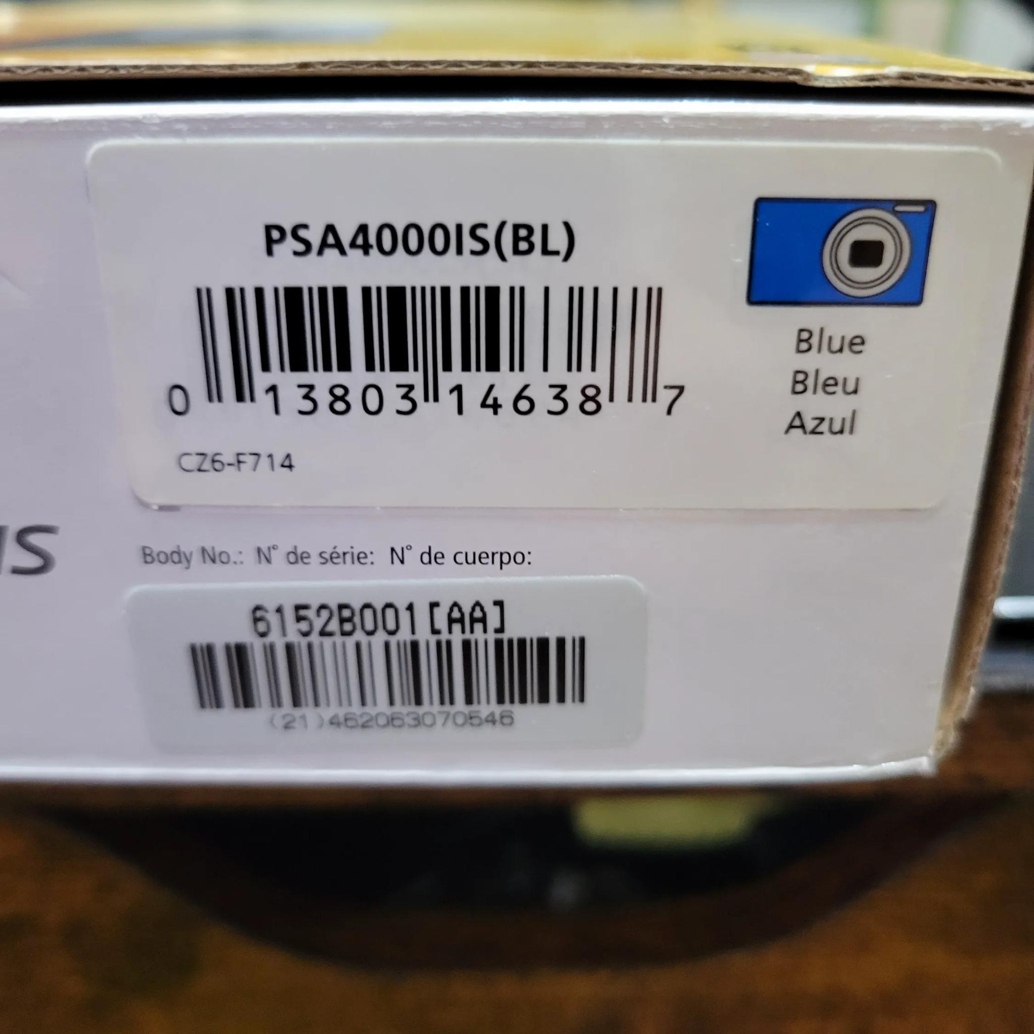 🔵 Canon PowerShot A4000 IS – Boxed 📦 | Great condition 💎 | Bonus Battery 🔋 | $175 OBO🚀