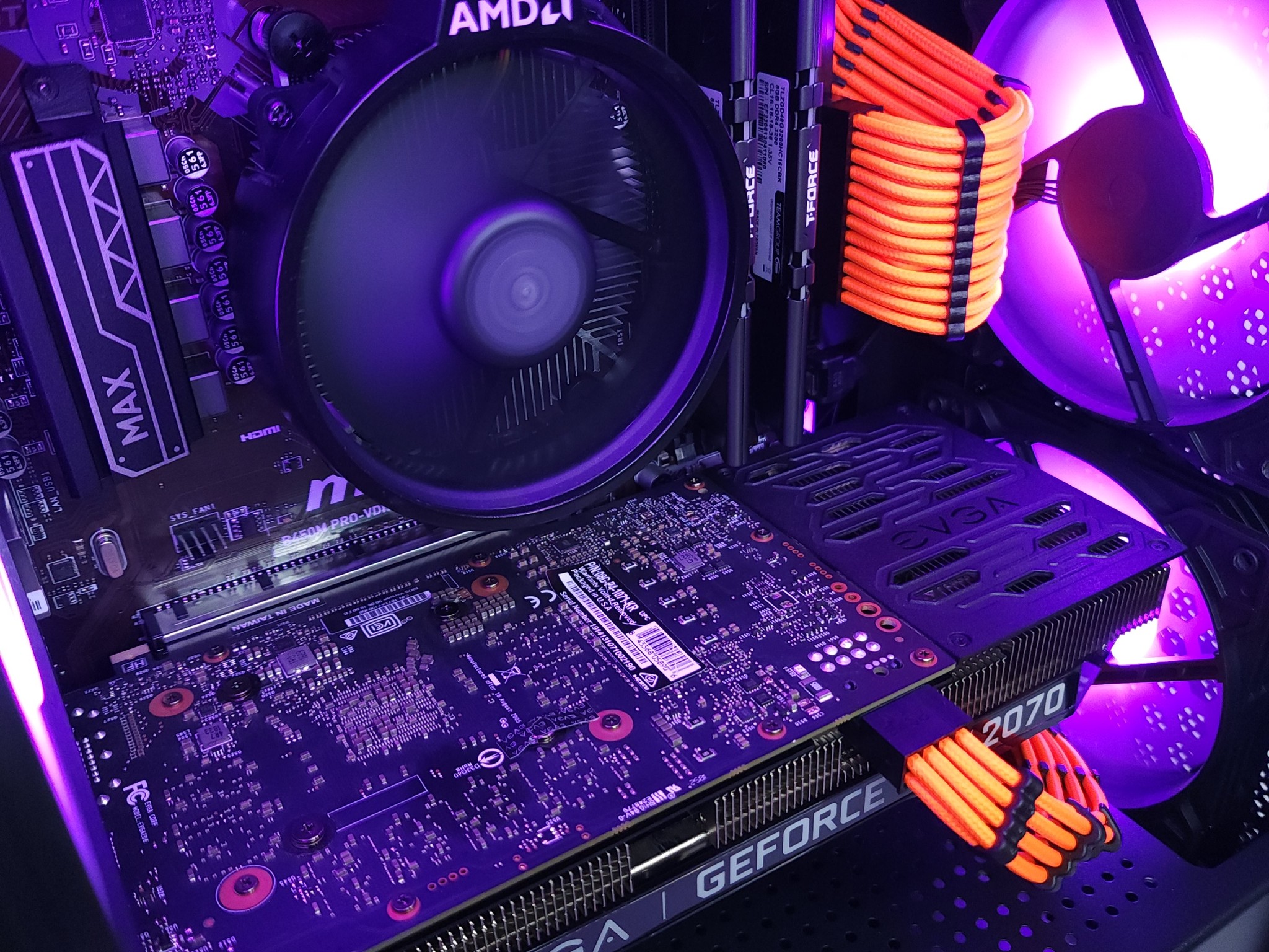 💜🧡RTX 2060 | Ryzen 5 2600 | 16GB 3200MHz | 1.25TB NVMe + Sata SSD