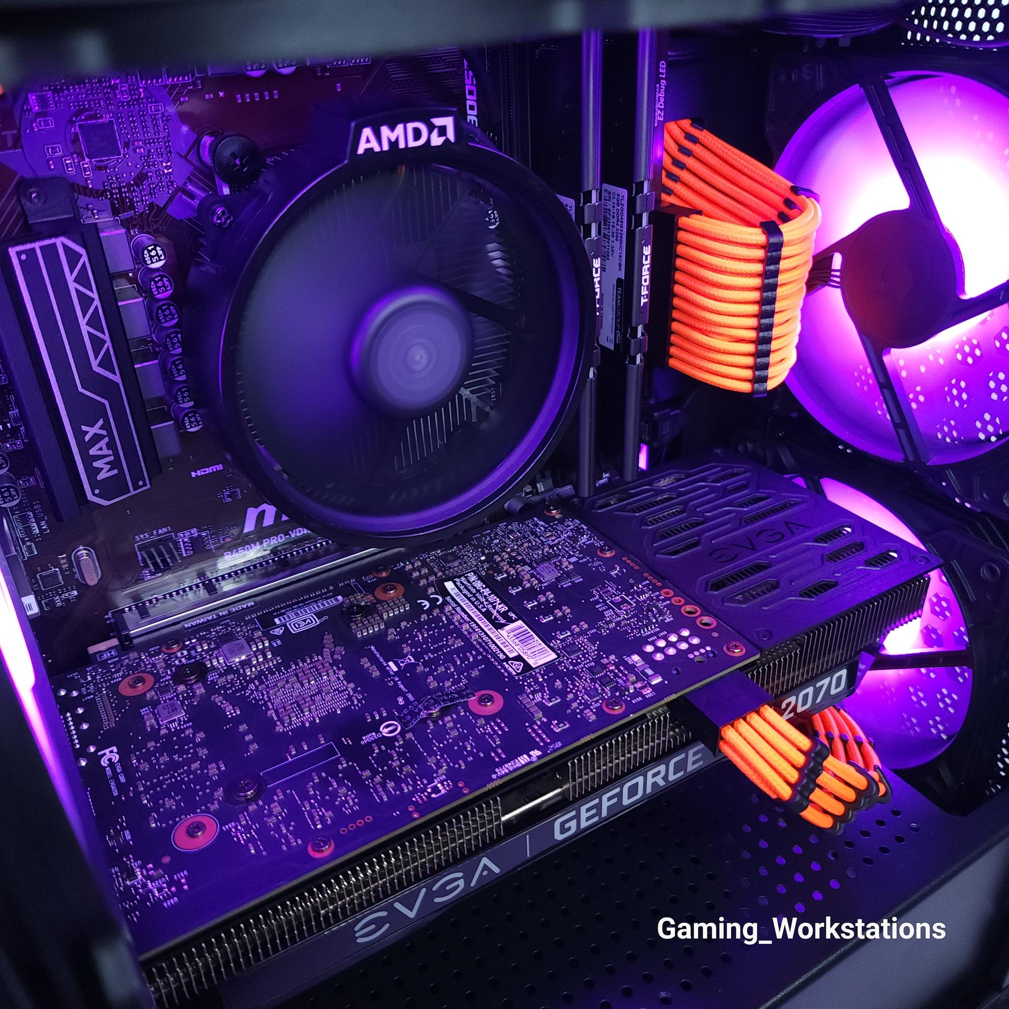 💜🧡RTX 2060 | Ryzen 5 2600 | 16GB 3200MHz | 1.25TB NVMe + Sata SSD