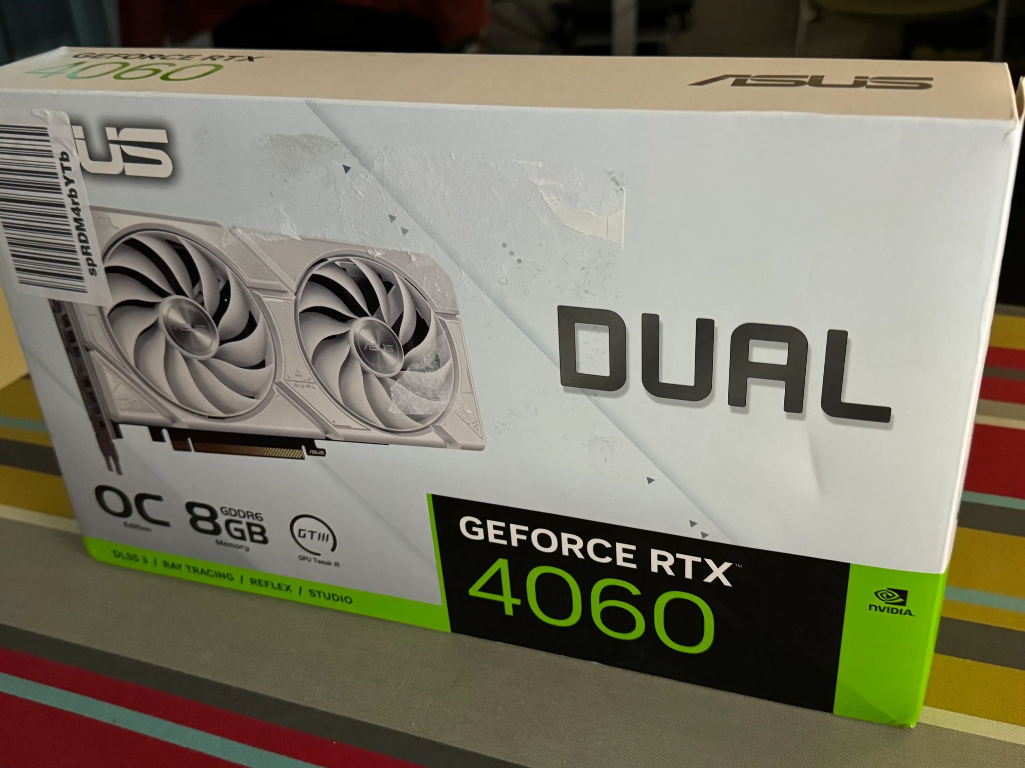 ASUS Dual GeForce RTX 4060 EVO White OC Edition 8GB GDDR6