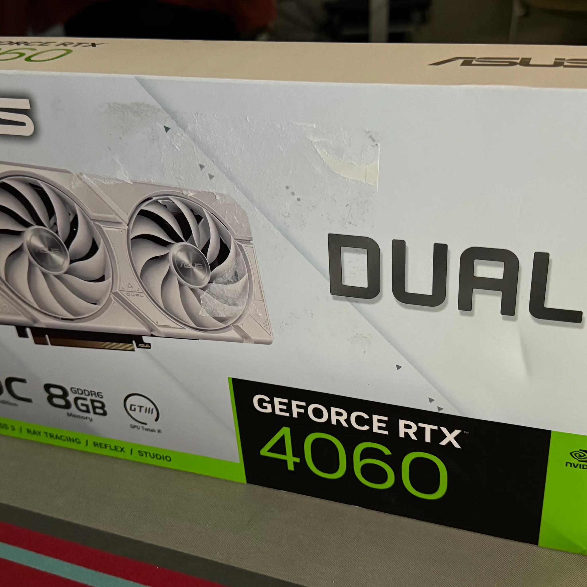 ASUS Dual GeForce RTX 4060 EVO White OC Edition 8GB GDDR6