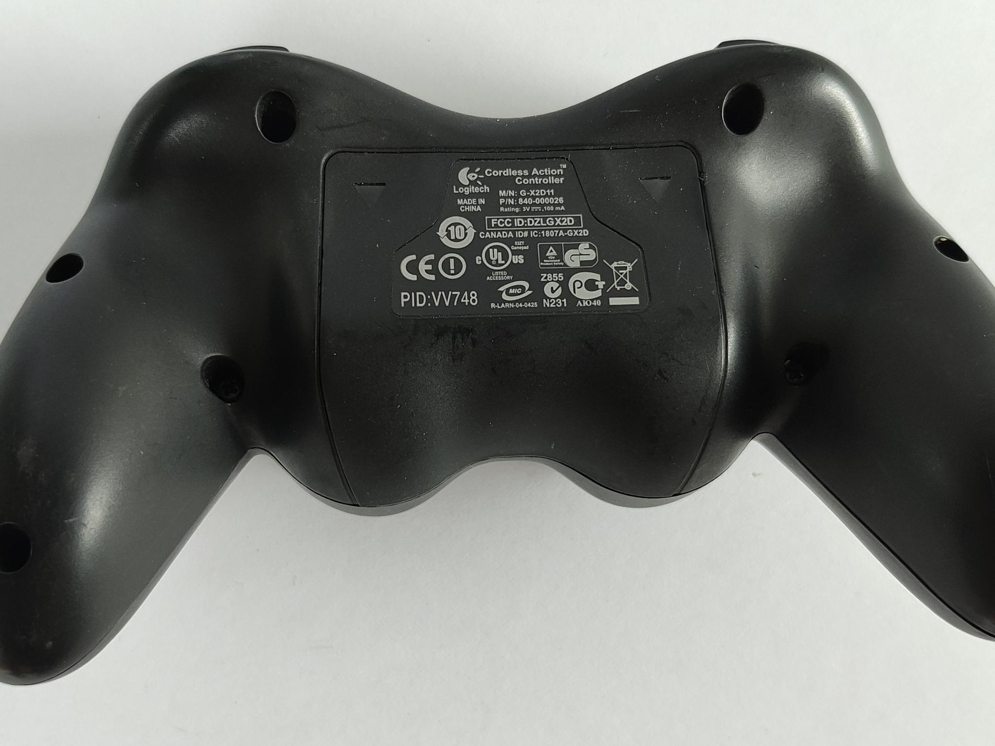 Logitech G-X2D11 Cordless Action Controller- UNTESTED/PARTS ONLY