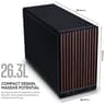 Lian Li A3-mATX Wood Edition Micro ATX Case Supports 360mm AIO Cooler & 415mm GPU | Black