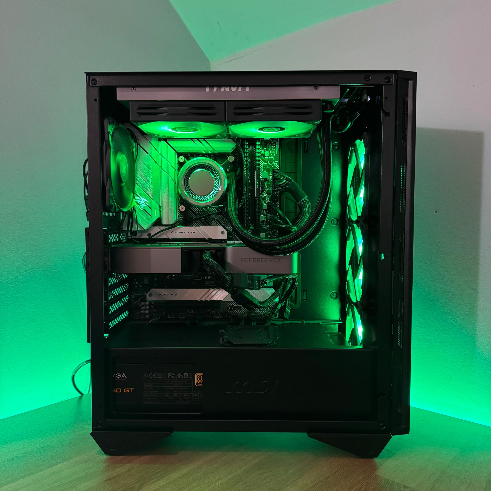 1440p/4K "Crimson Titan" | High Performance | Water Cooled | i7-12700K + RTX 3070 Ti | Wi...