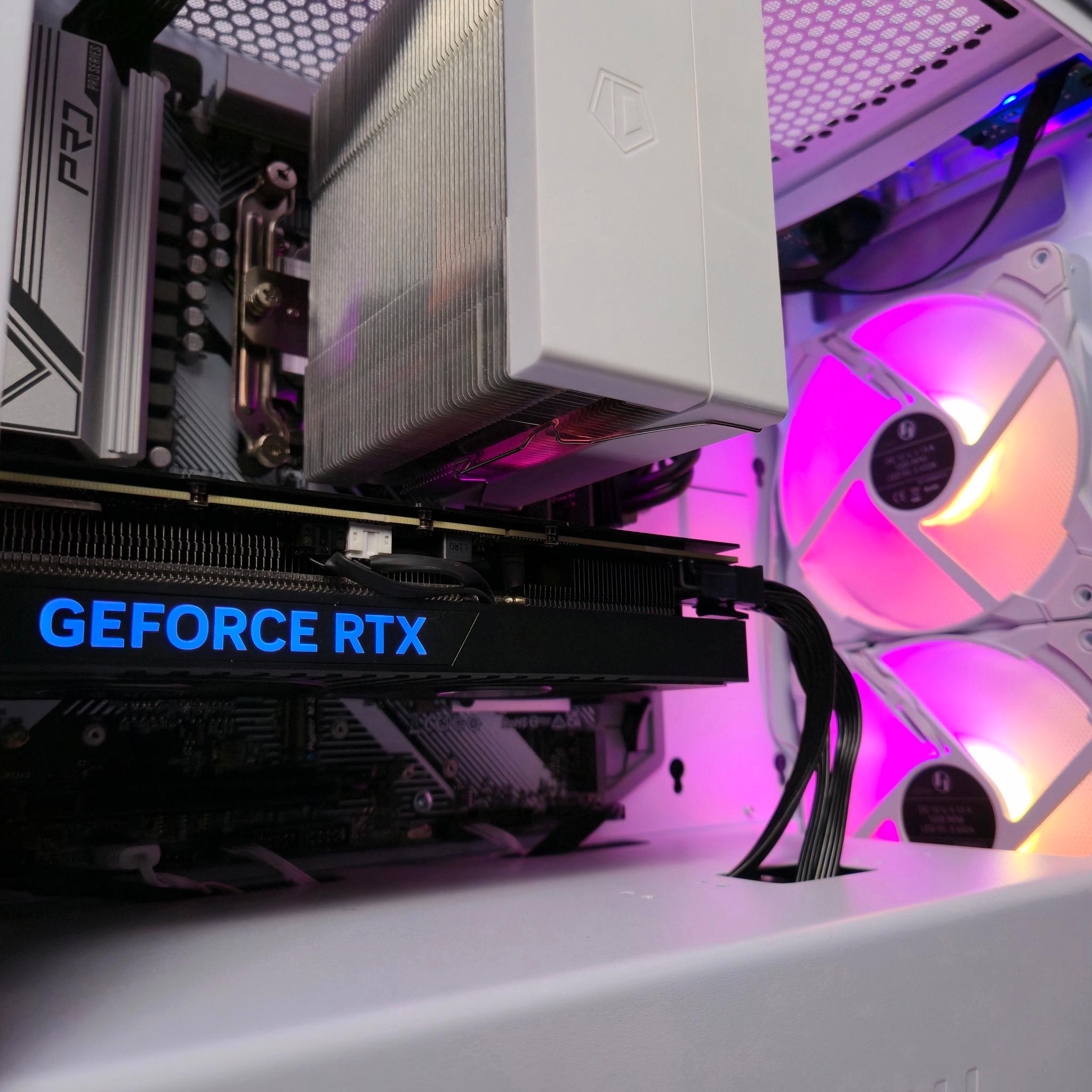 RTX 4060TI 8GB | Ryzen 7 8700F | 16GB DDR5 | 512GB SSD + 1TB HDD | Win 11 Home | WIFI+BT "Wisp"