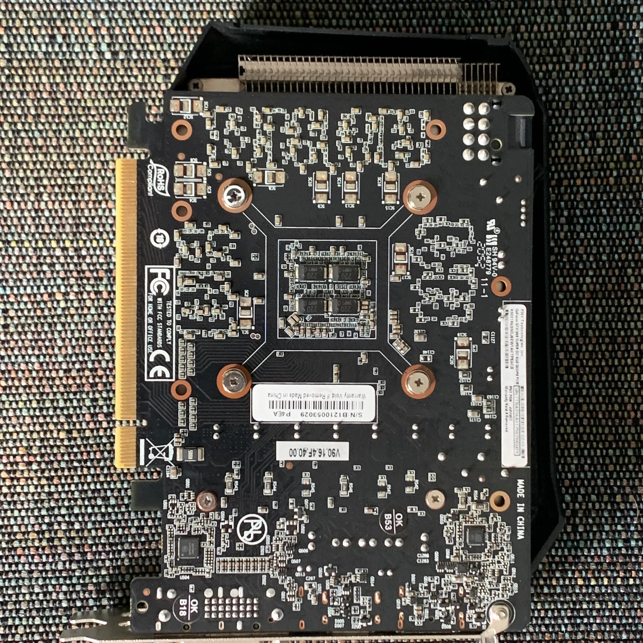 PNY GeForce GTX 1660 Super 6GB XLR8 Gaming. used